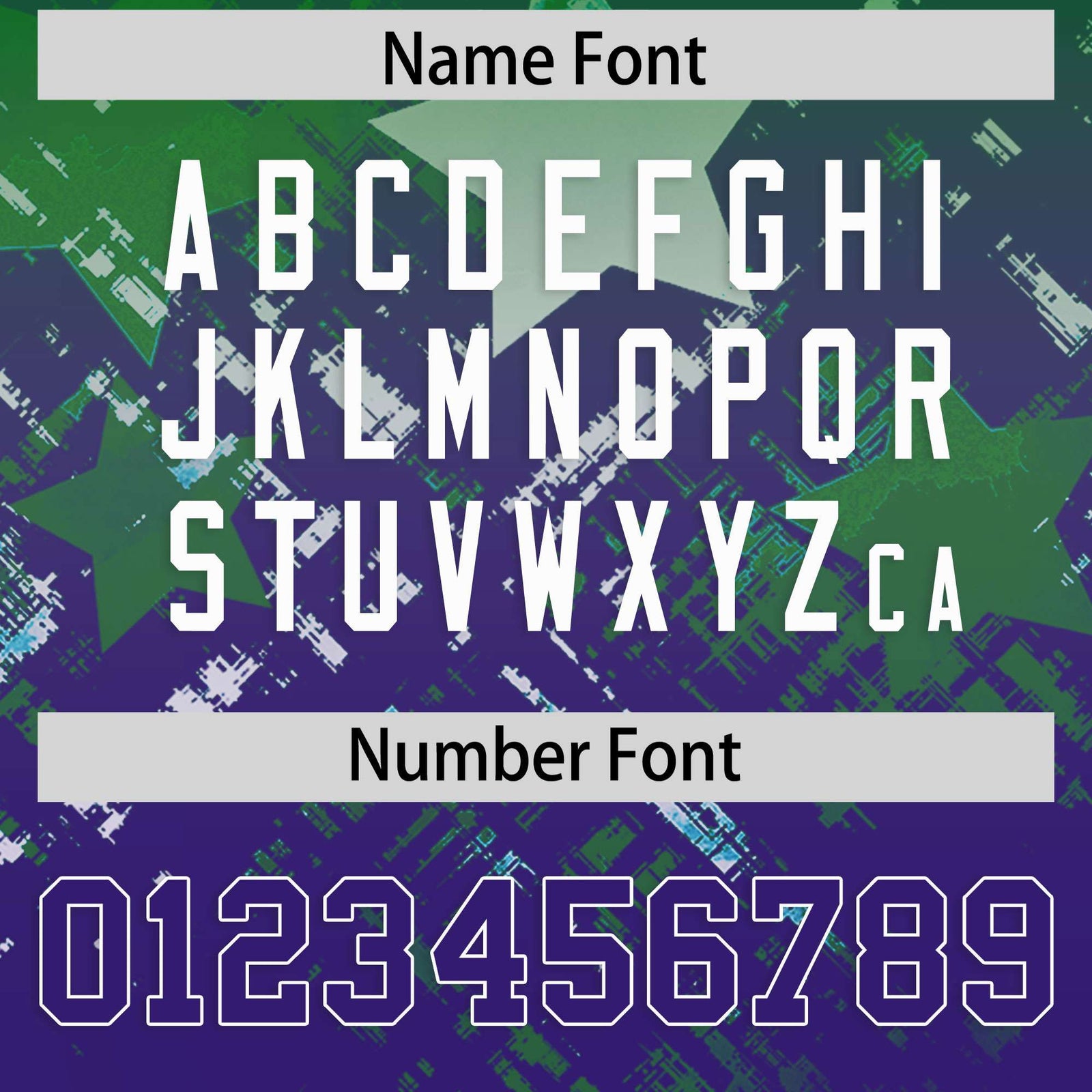 Custom Kelly Green and Purple Customize Flag Football Jersey - 7v7 Uniform| KXKSHOP