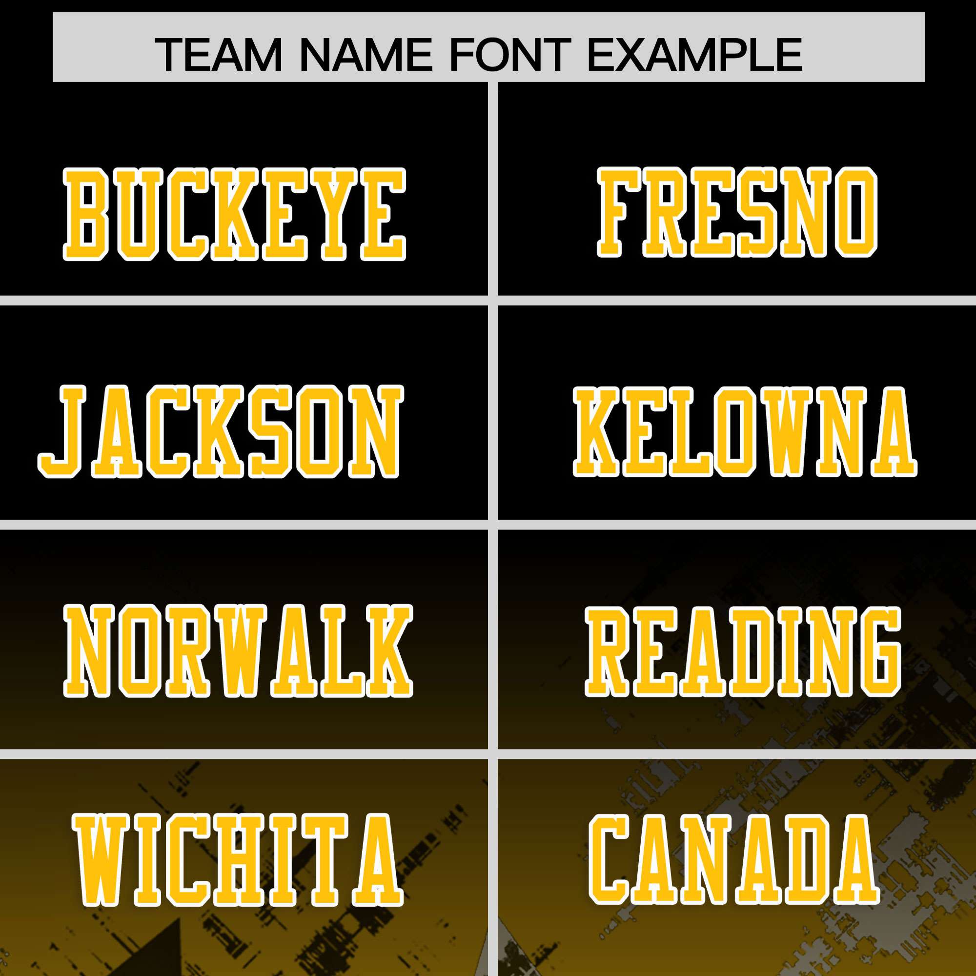Custom Black and Yellow Customize Flag Football Jersey - 7v7 Uniform| KXKSHOP