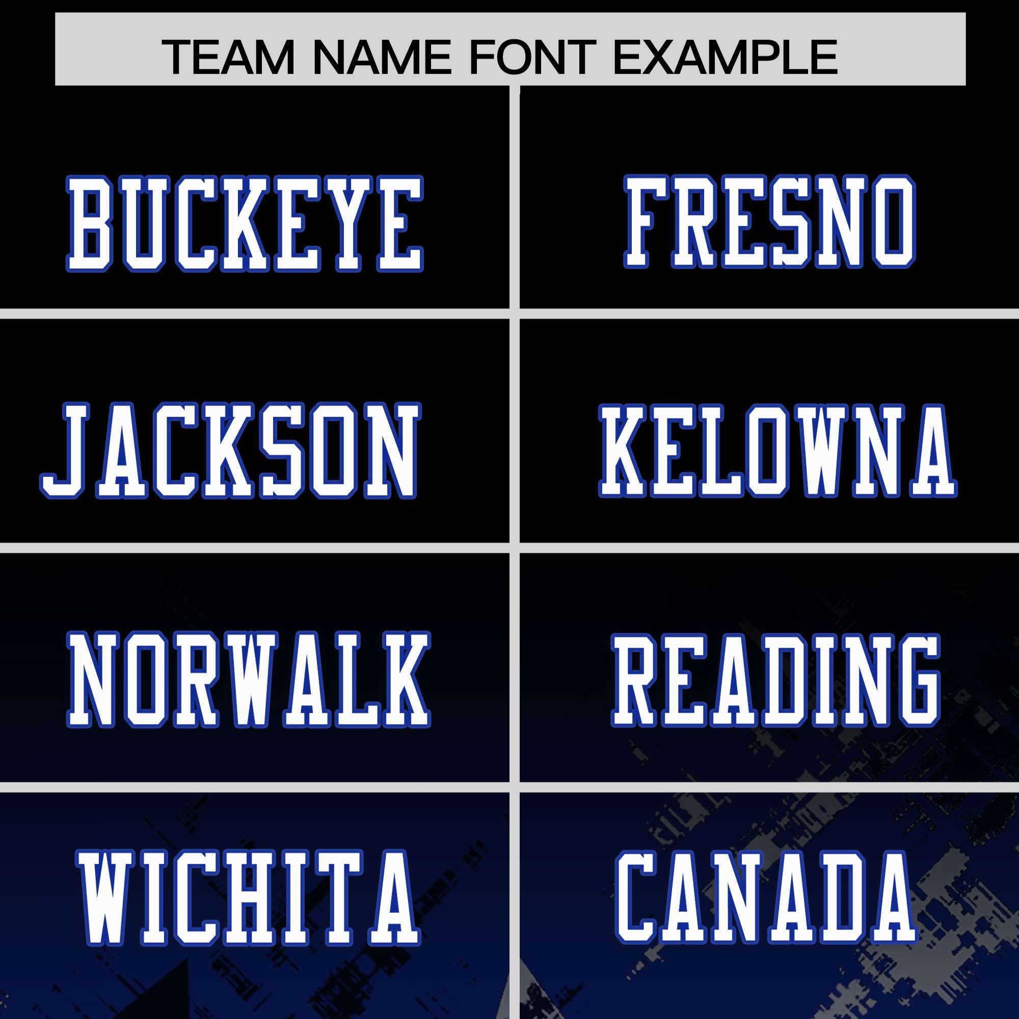 Custom Black and Royal Customize Flag Football Jersey - 7v7 Uniform| KXKSHOP
