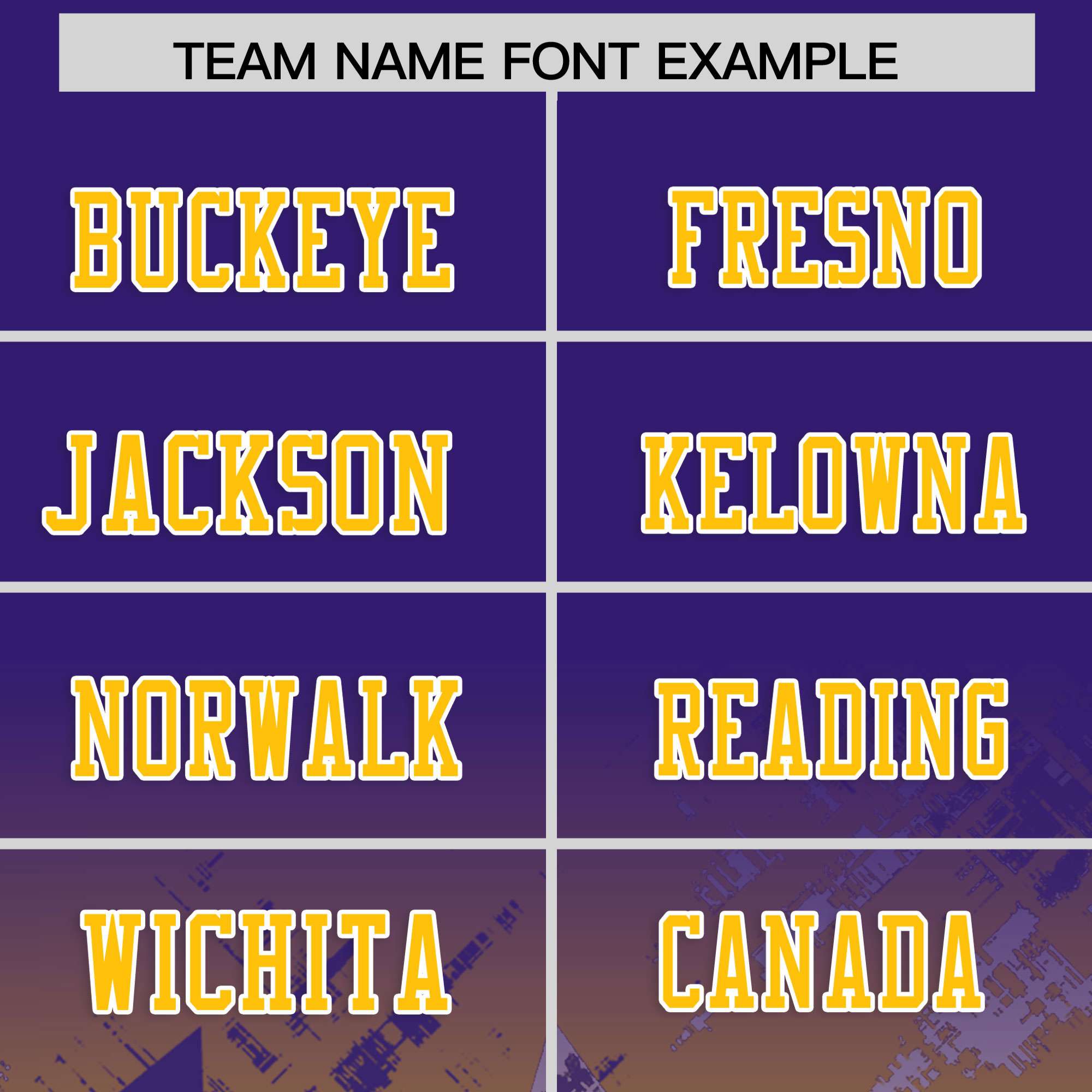 Custom Purple and Yellow Customize Flag Football Jersey - 7v7 Uniform| KXKSHOP