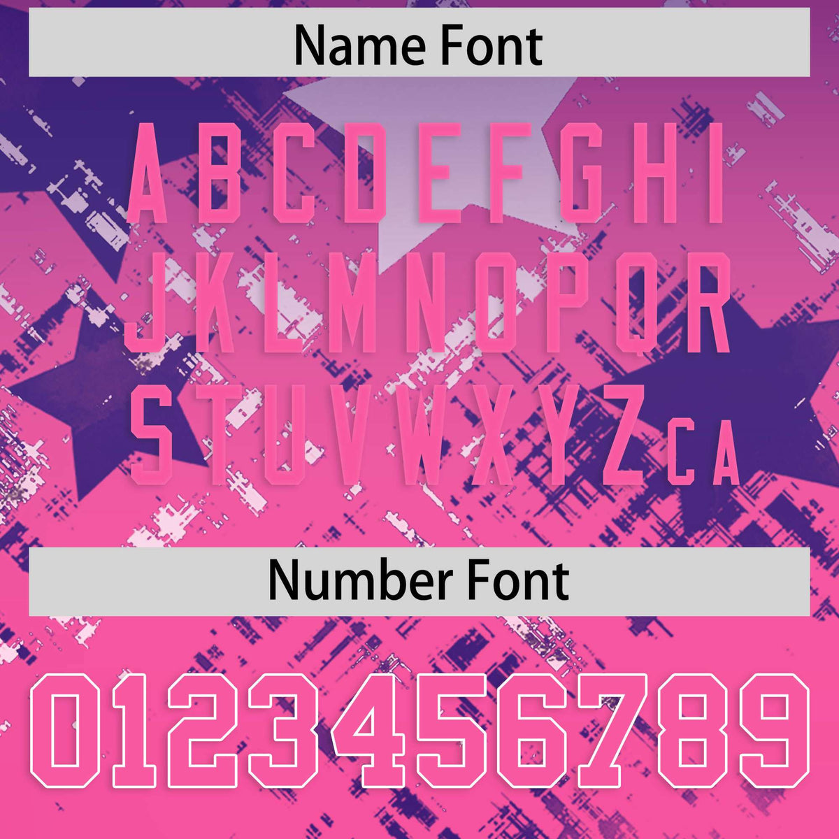 Custom Purple and Pink Customize Flag Football Jersey - 7v7 Uniform| KXKSHOP