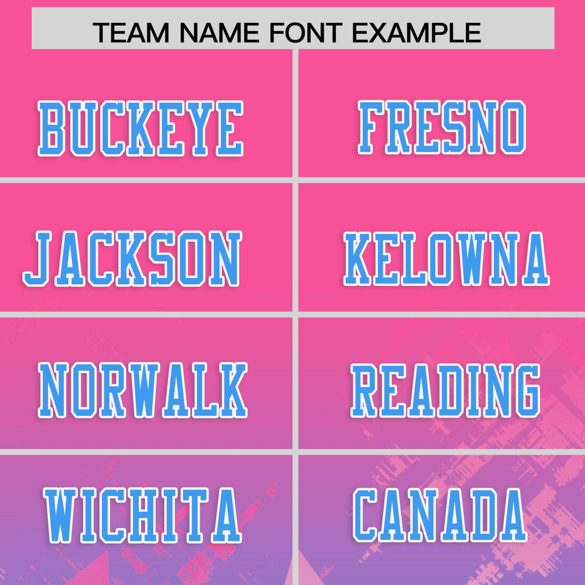 Custom Pink and Light Blue Customize Flag Football Jersey - 7v7 Uniform| KXKSHOP