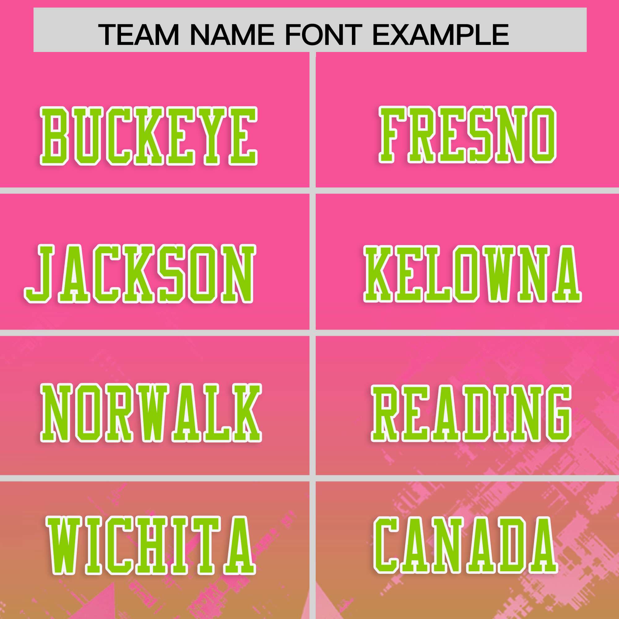 Custom Pink and Neon Green Customize Flag Football Jersey - 7v7 Uniform| KXKSHOP