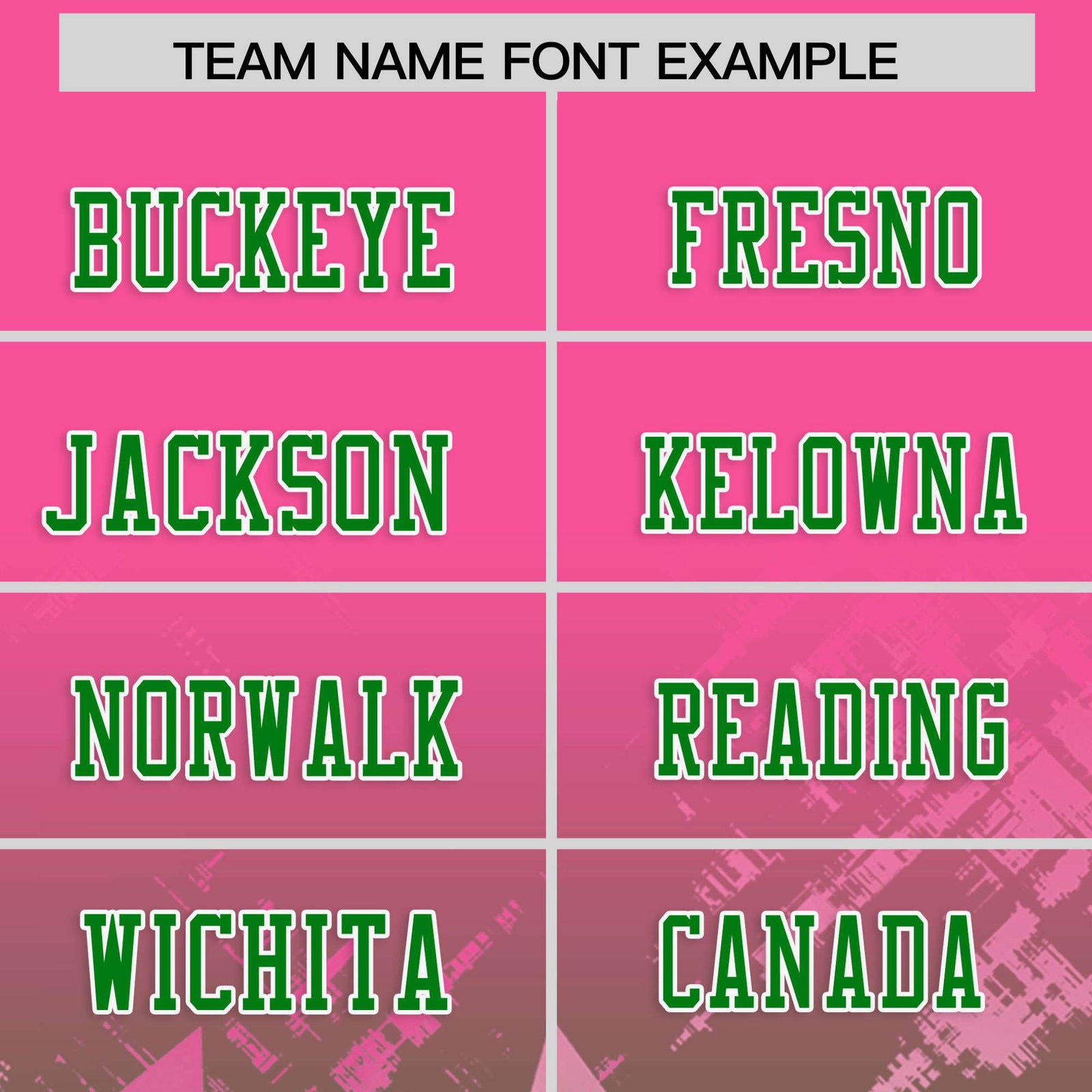 Custom Pink and Kelly Green Customize Flag Football Jersey - 7v7 Uniform| KXKSHOP