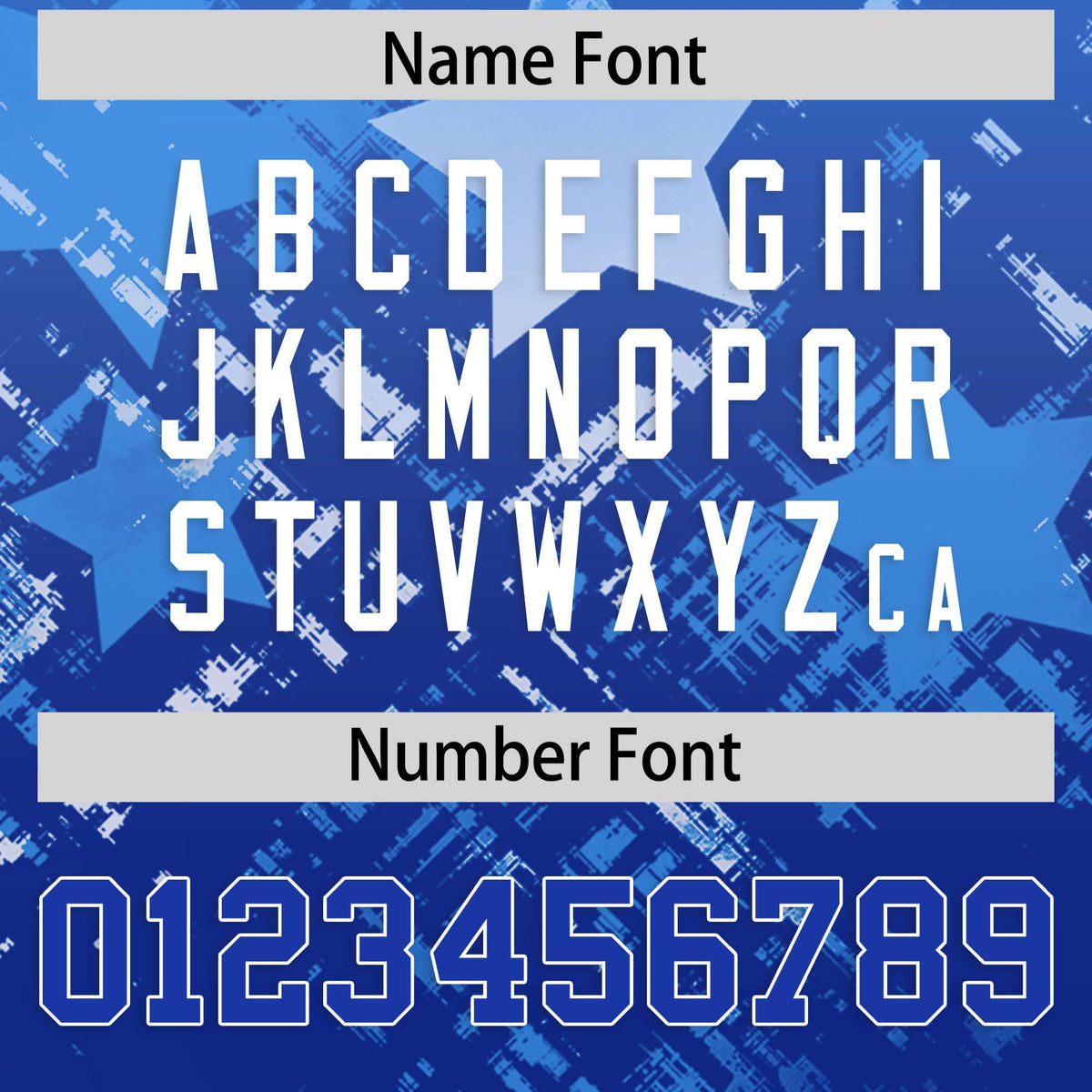 Custom Light Blue and Royal Customize Flag Football Jersey - 7v7 Uniform| KXKSHOP