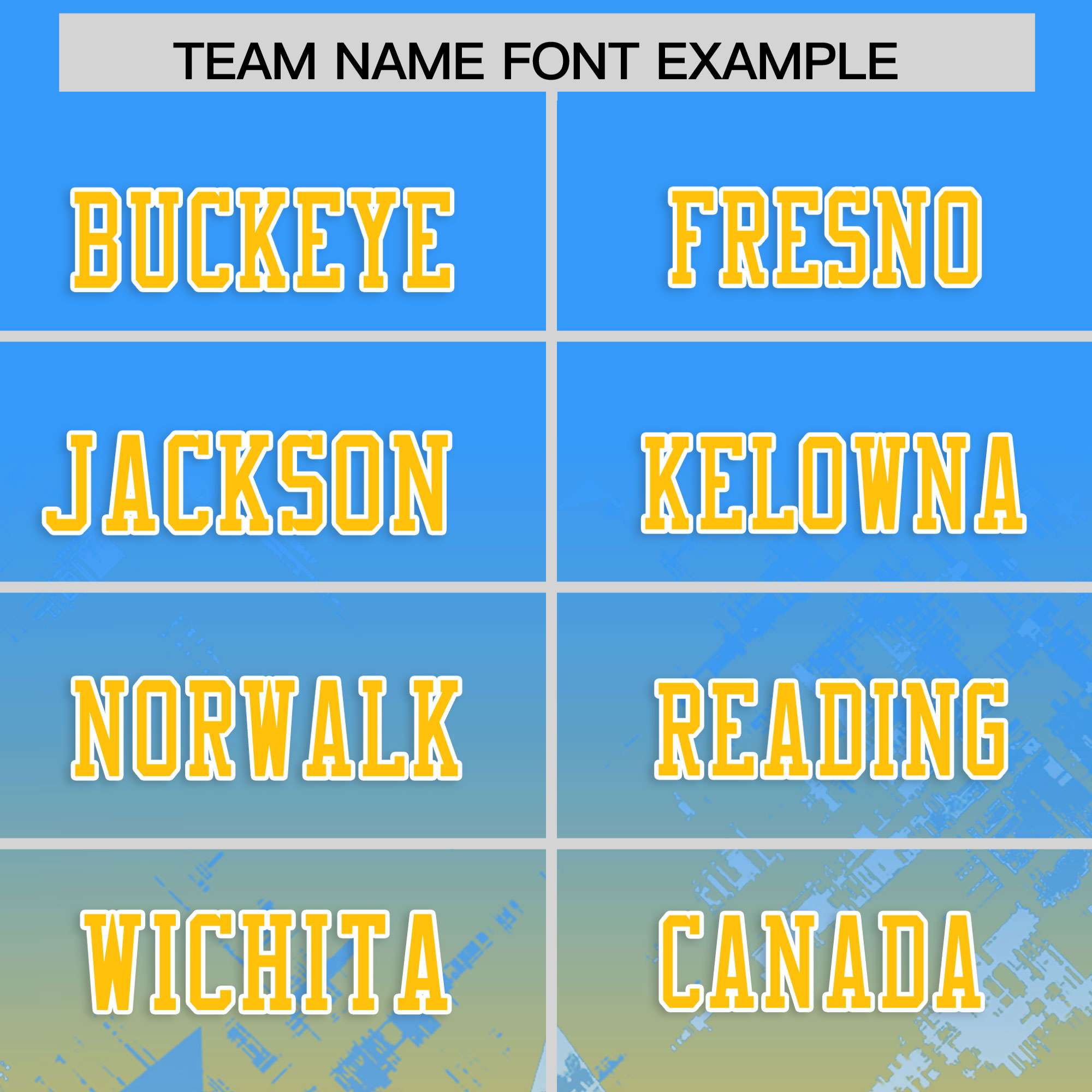 Custom Light Blue and Yellow Customize Flag Football Jersey - 7v7 Uniform| KXKSHOP