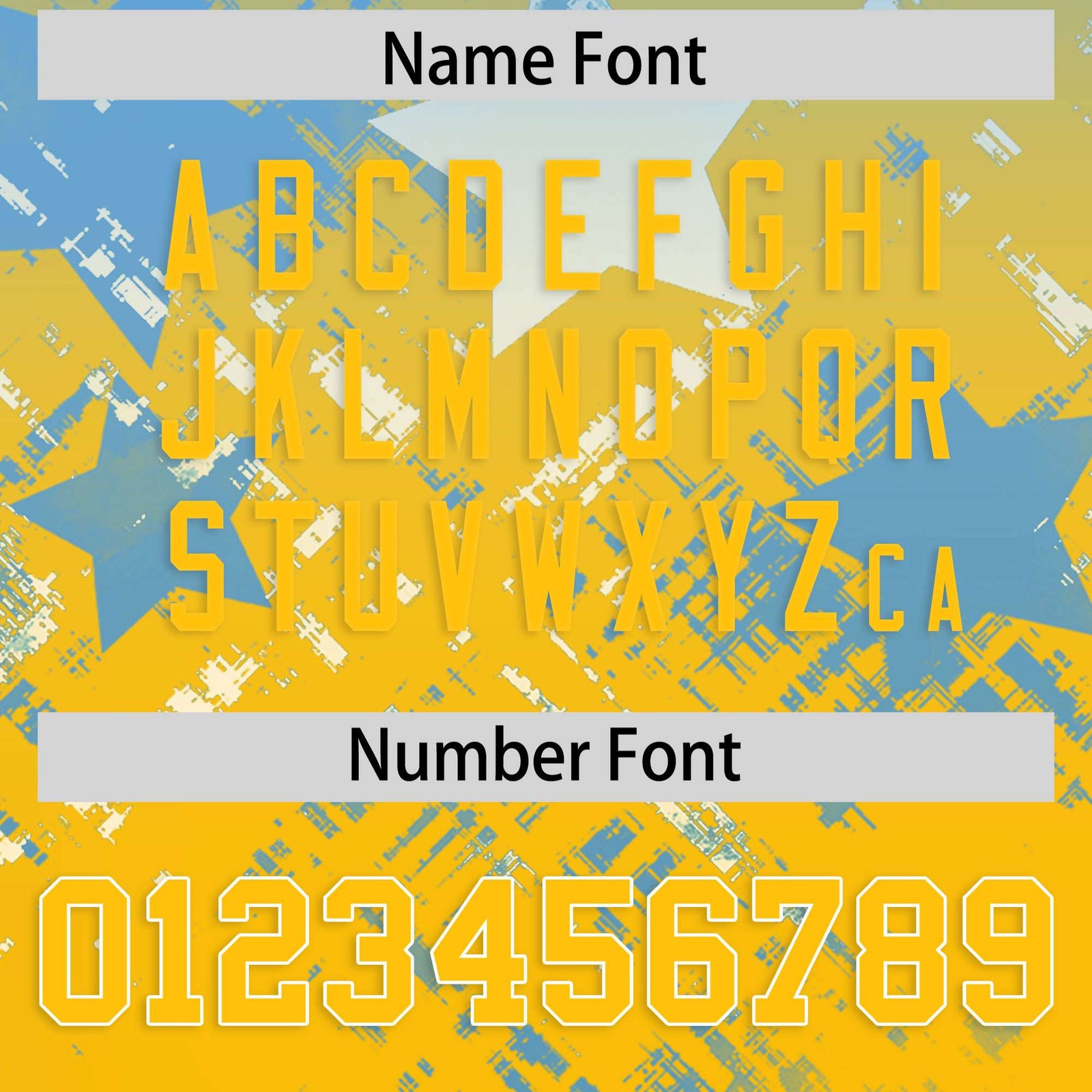 Custom Light Blue and Yellow Customize Flag Football Jersey - 7v7 Uniform| KXKSHOP