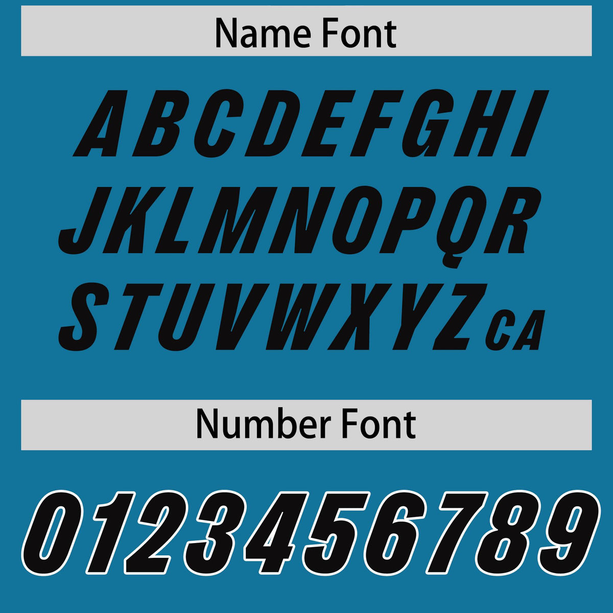 Custom Panther Blue Black and White Side Stripe Pattern Authentic Football Jersey