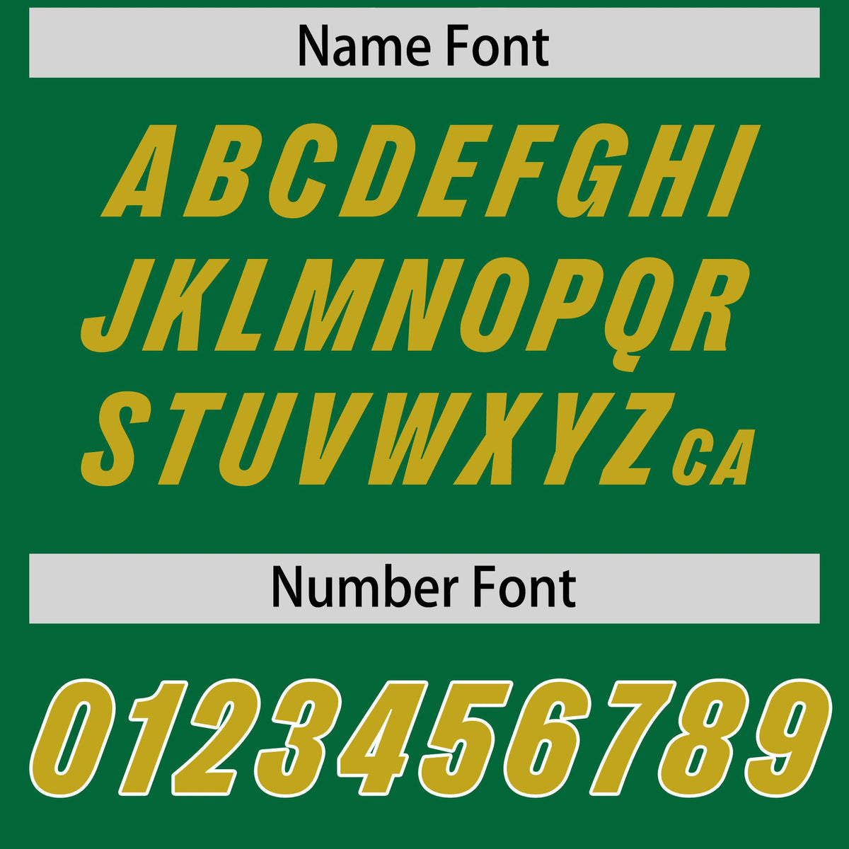 Custom Kelly Green Old Gold and White Side Stripe Pattern Authentic Football Jersey