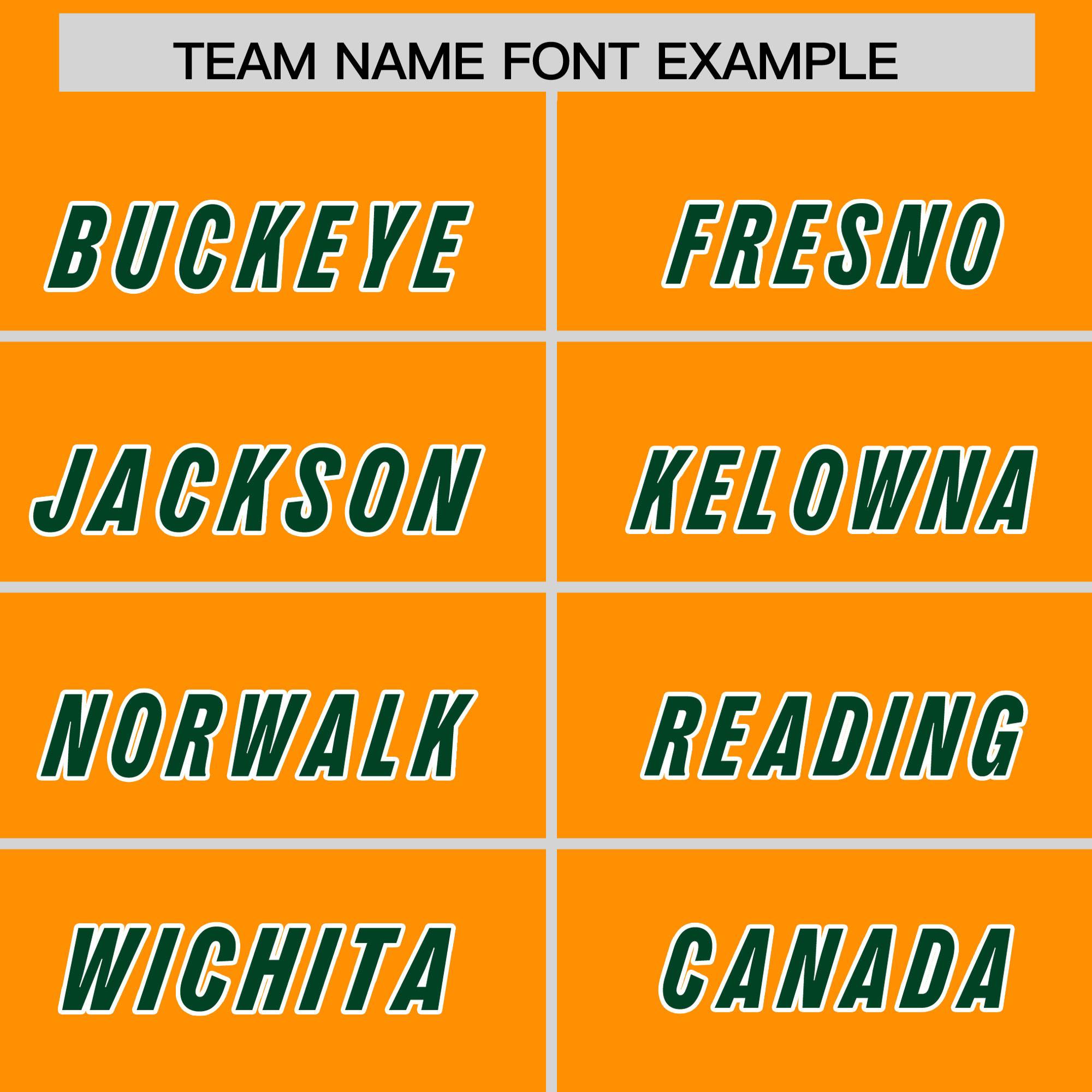 Custom Orange Green and White Side Stripe Pattern Authentic Football Jersey
