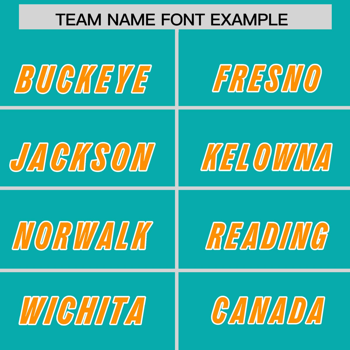 Custom Aqua Orange and White Side Stripe Pattern Authentic Football Jersey