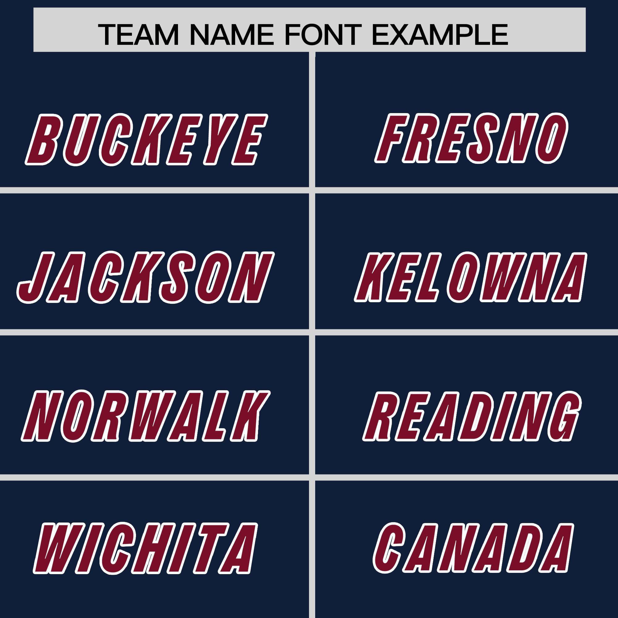 Custom Navy Cardinal and White Side Stripe Pattern Authentic Football Jersey