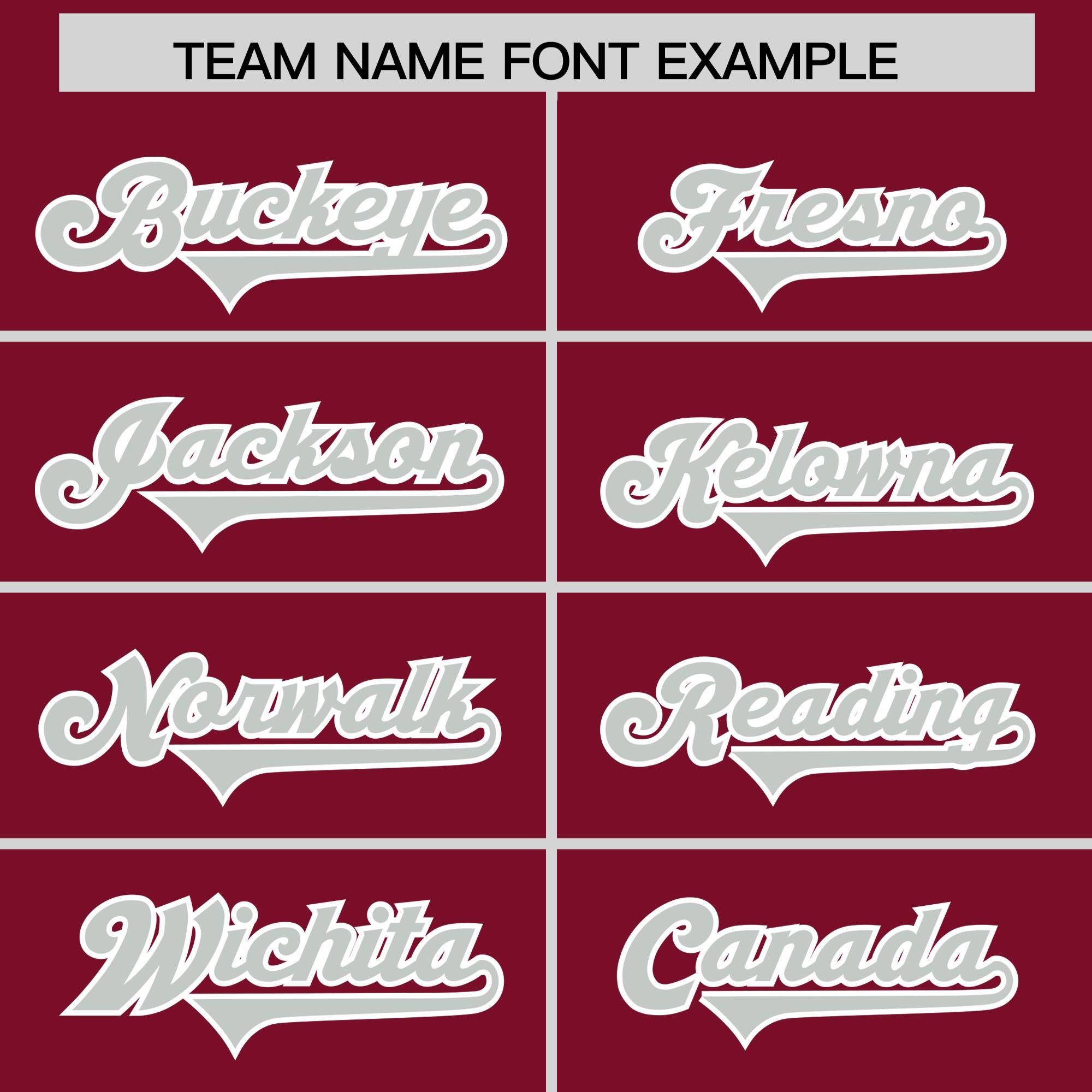Custom Cardinal Gray and White Side Stripe Pattern Authentic Football Jersey