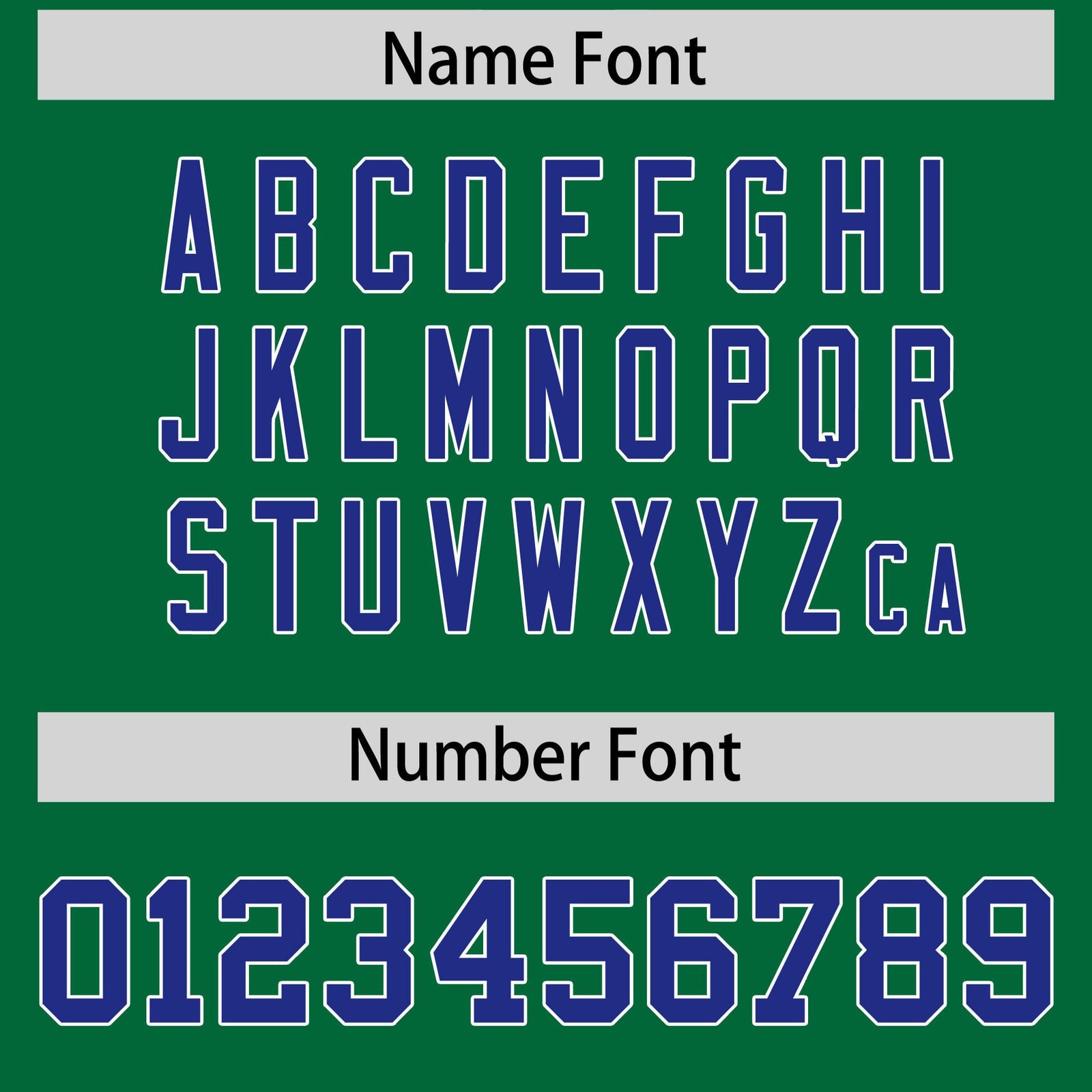 Custom Kelly Green Royal and White Side Stripe Pattern Authentic Football Jersey