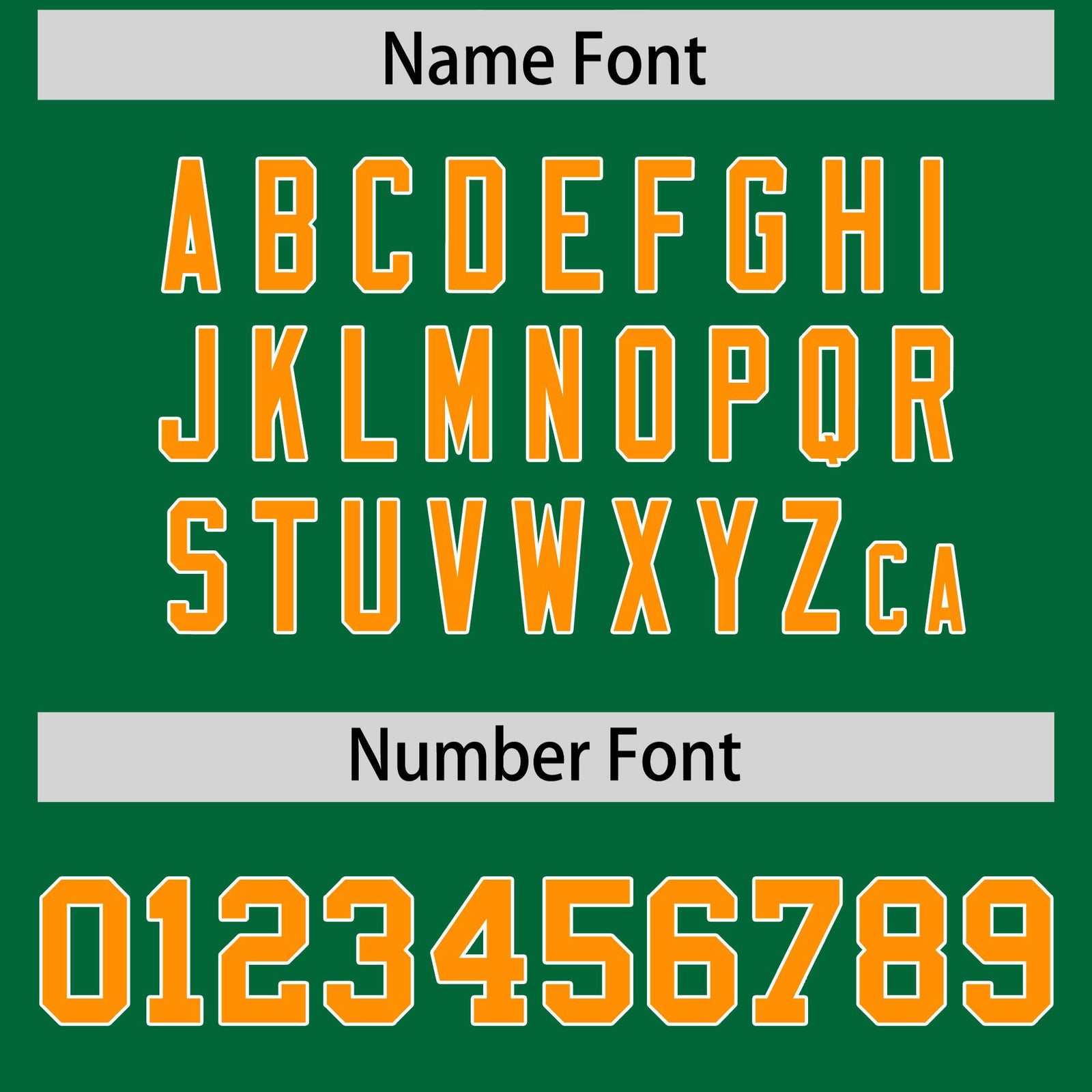 Custom Kelly Green Gold Orange and White Side Stripe Pattern Authentic Football Jersey