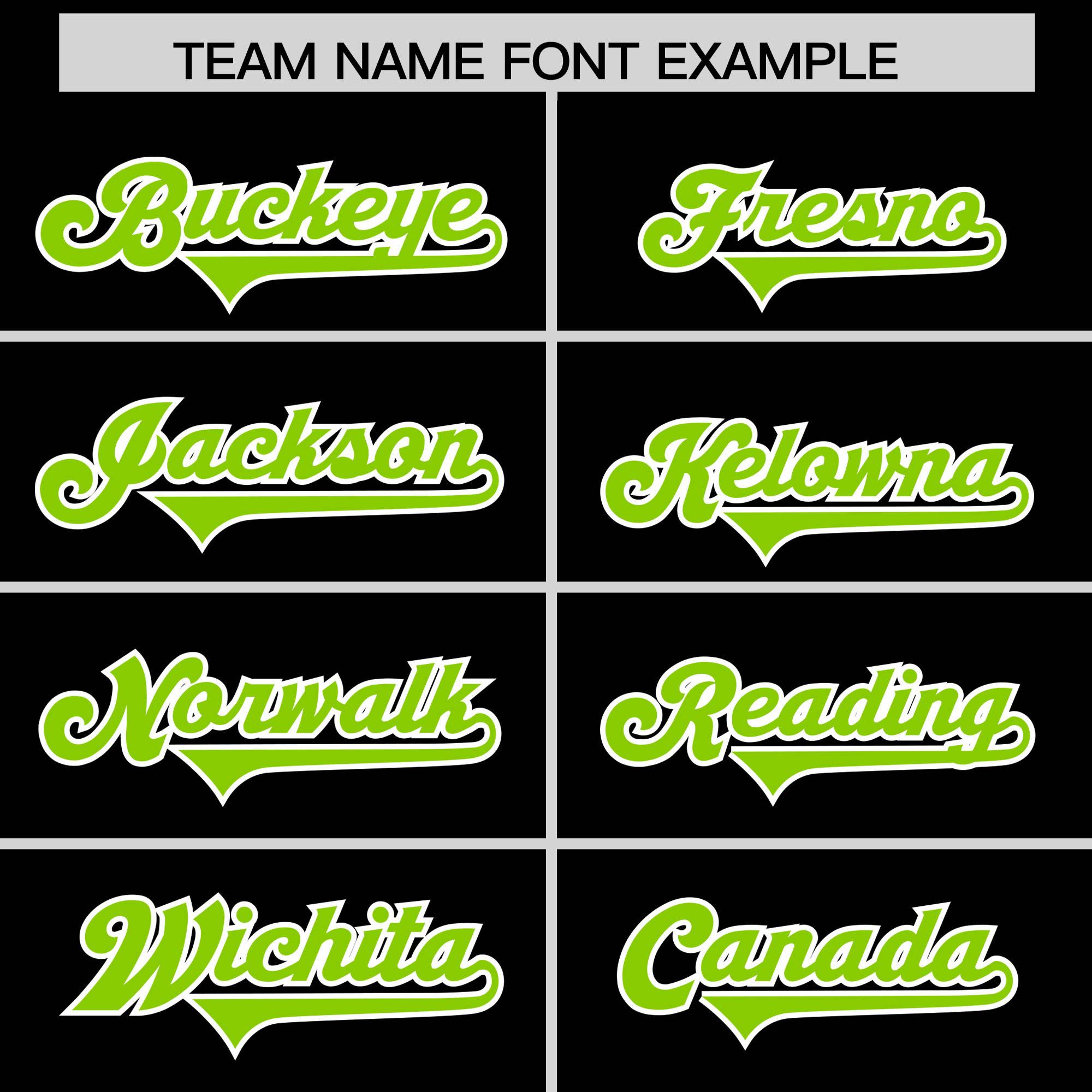 Custom Black Neon Green and White Side Stripe Pattern Authentic Football Jersey