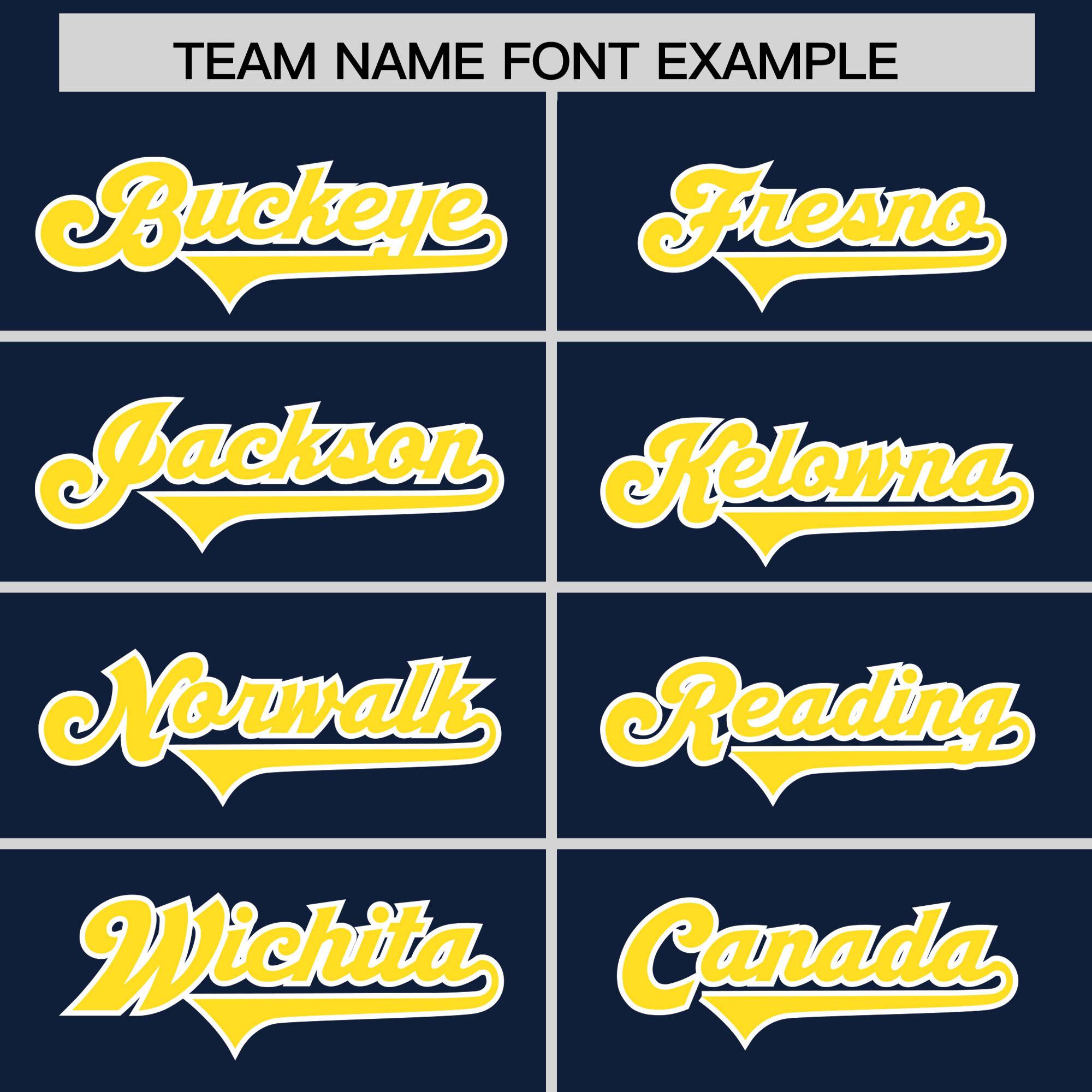 Custom Navy Gold and White Side Stripe Pattern Authentic Football Jersey