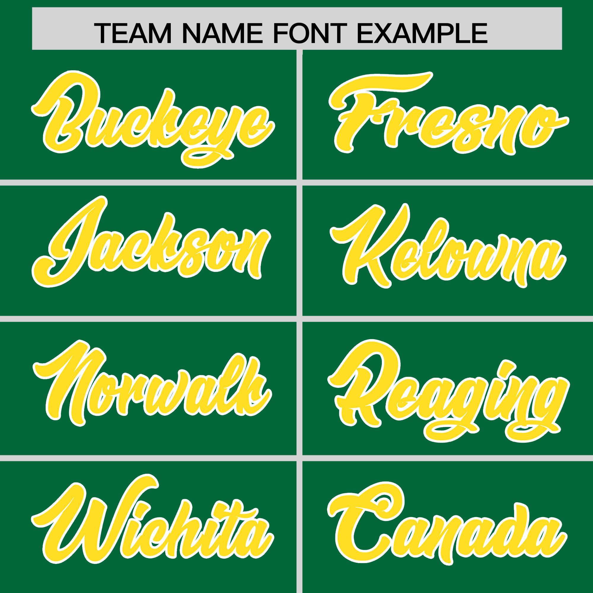 Custom Kelly Green Gold and White Side Stripe Pattern Authentic Football Jersey