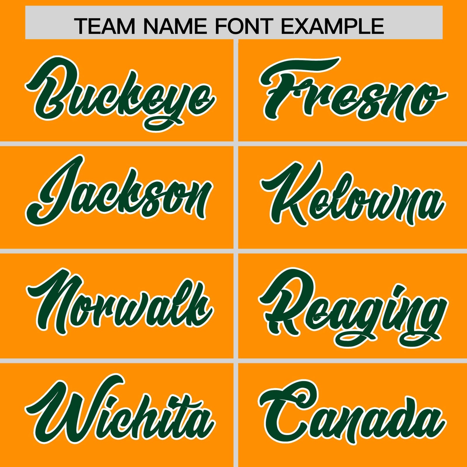 Custom Orange Green and White Side Stripe Pattern Authentic Football Jersey