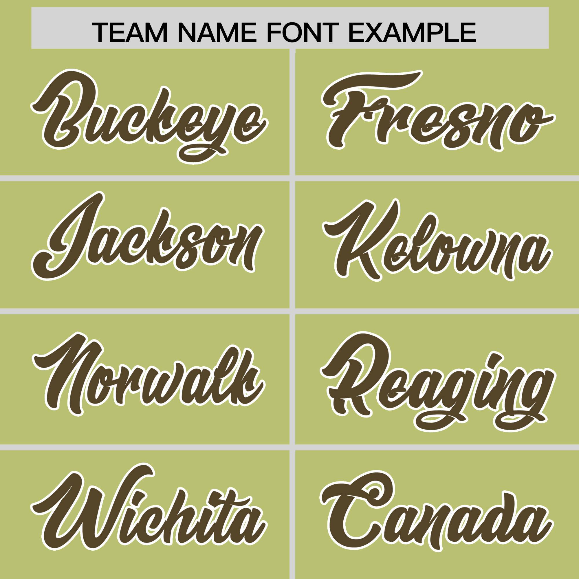 Custom Champagne Olive and White Side Stripe Pattern Authentic Football Jersey