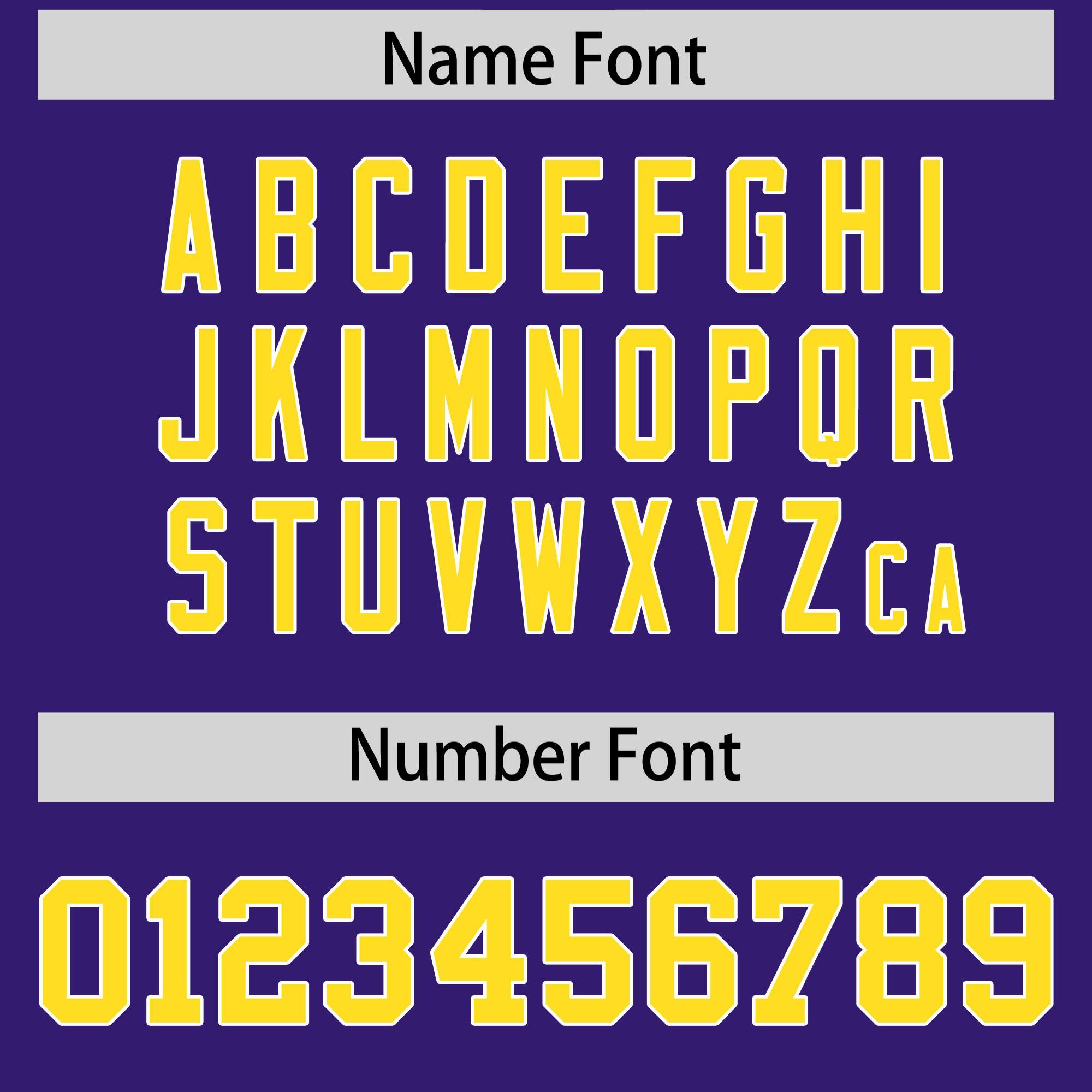 Custom Purple Gold and White Side Stripe Pattern Authentic Football Jersey
