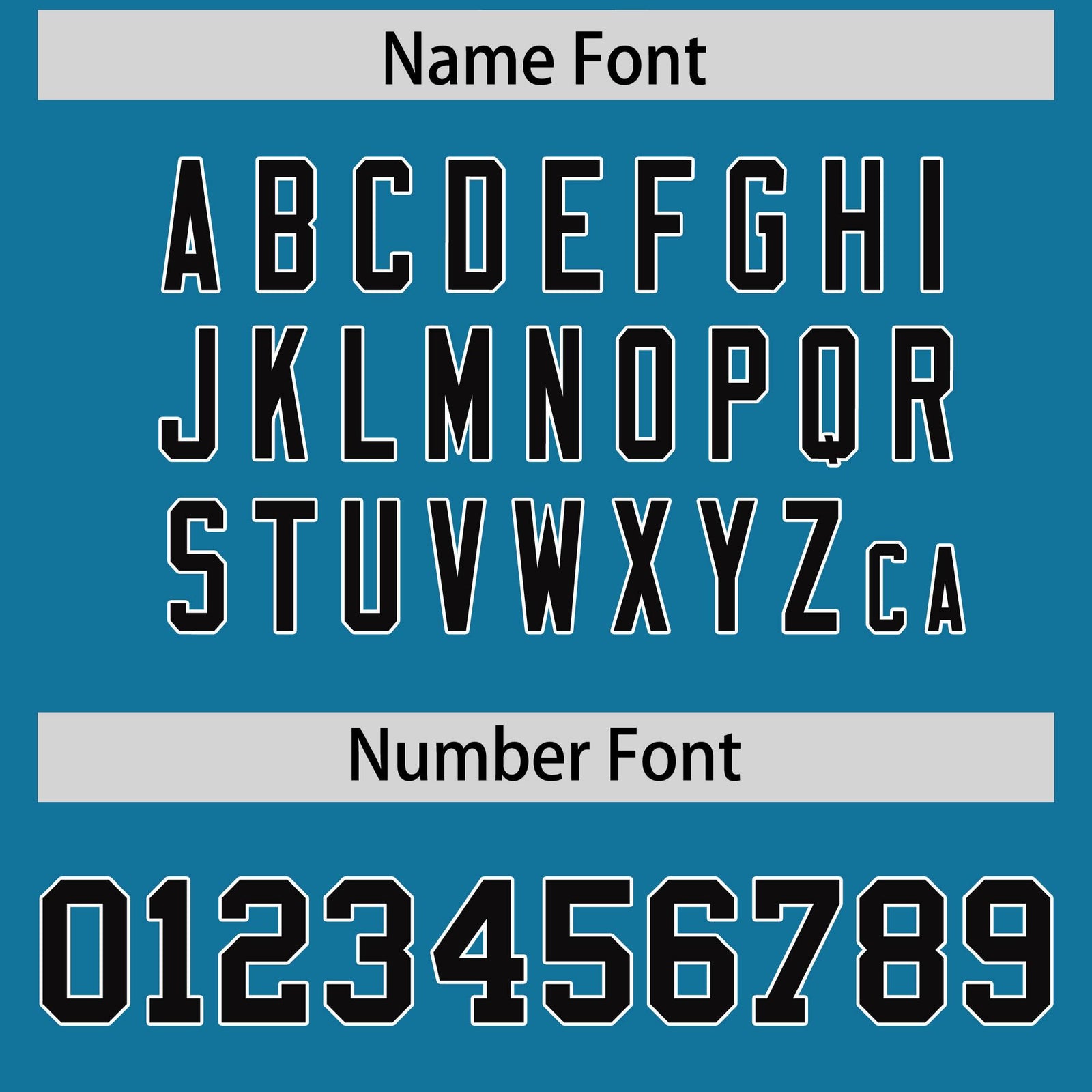 Custom Panther Blue Black and White Side Stripe Pattern Authentic Football Jersey