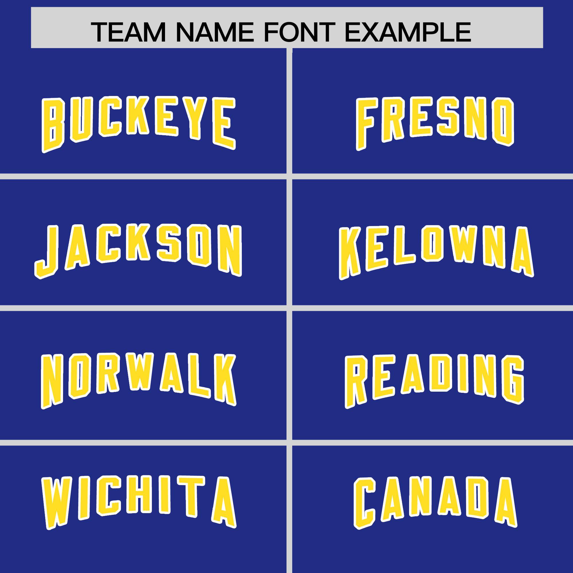 Custom Royal Gold and White Side Stripe Pattern Authentic Football Jersey