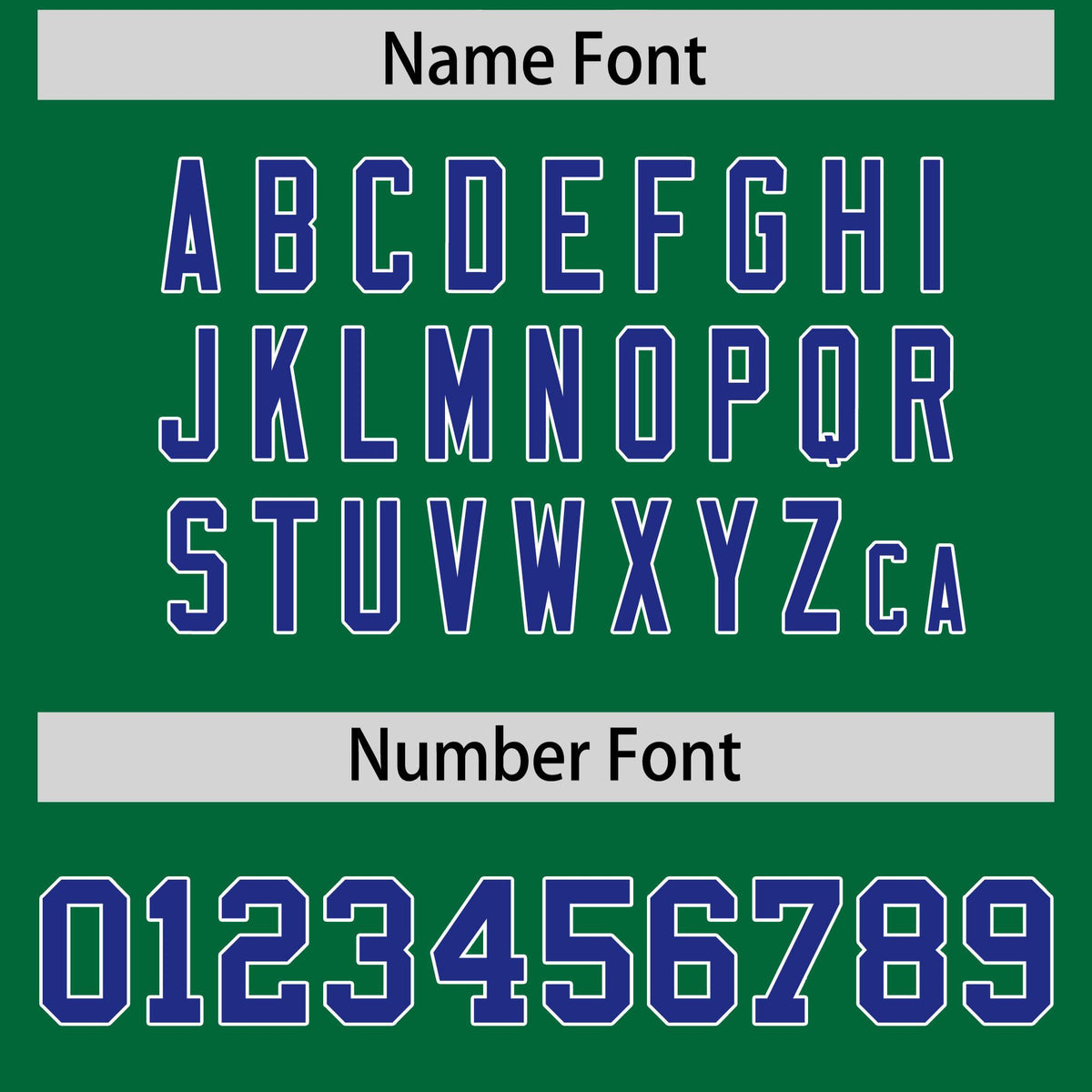 Custom Kelly Green Royal and White Side Stripe Pattern Authentic Football Jersey