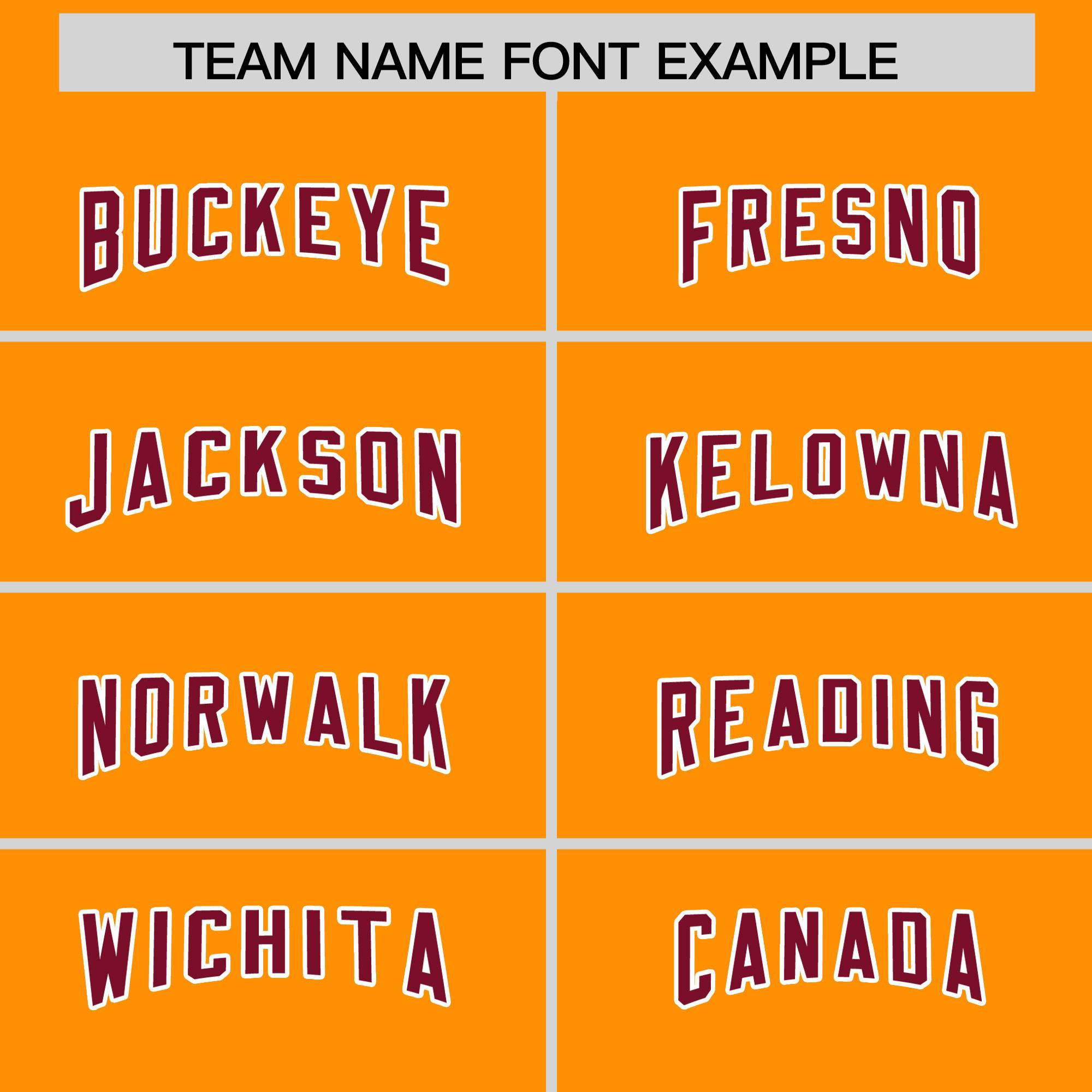 Custom Orange Crimson and White Side Stripe Pattern Authentic Football Jersey