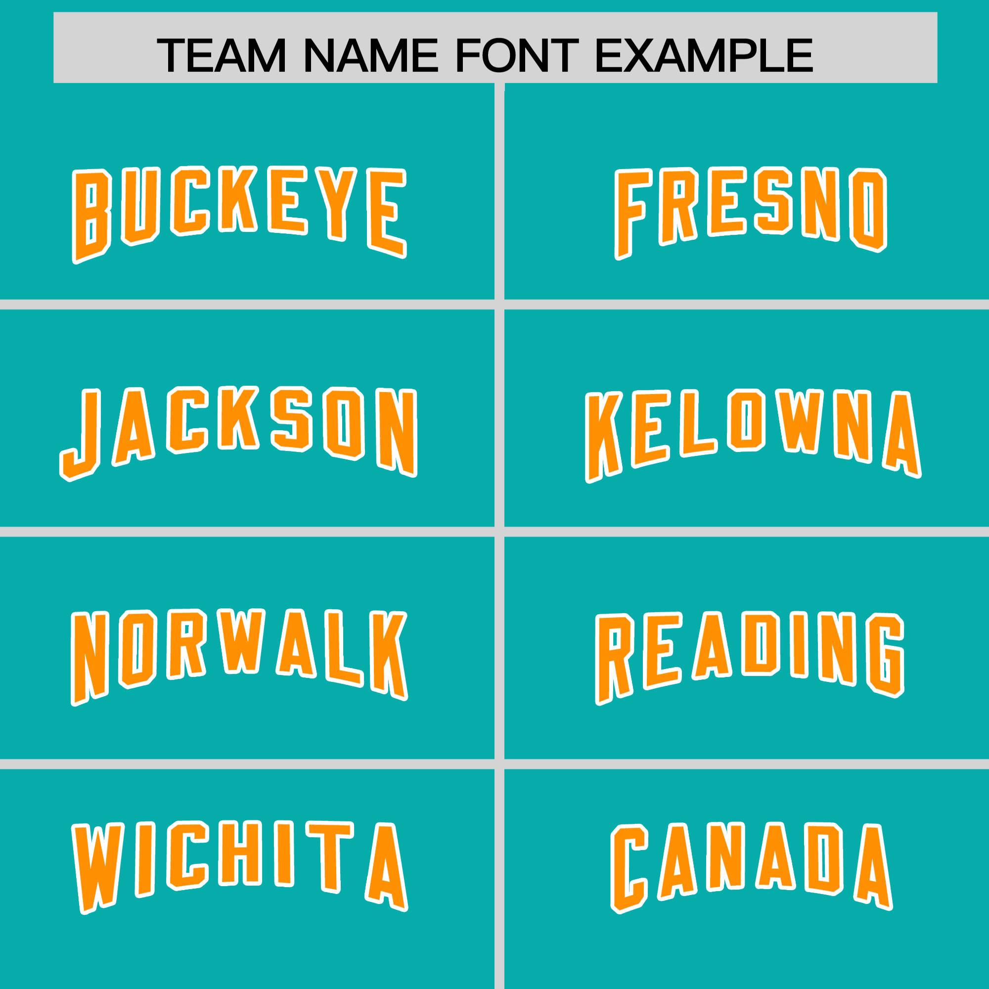 Custom Aqua Orange and White Side Stripe Pattern Authentic Football Jersey