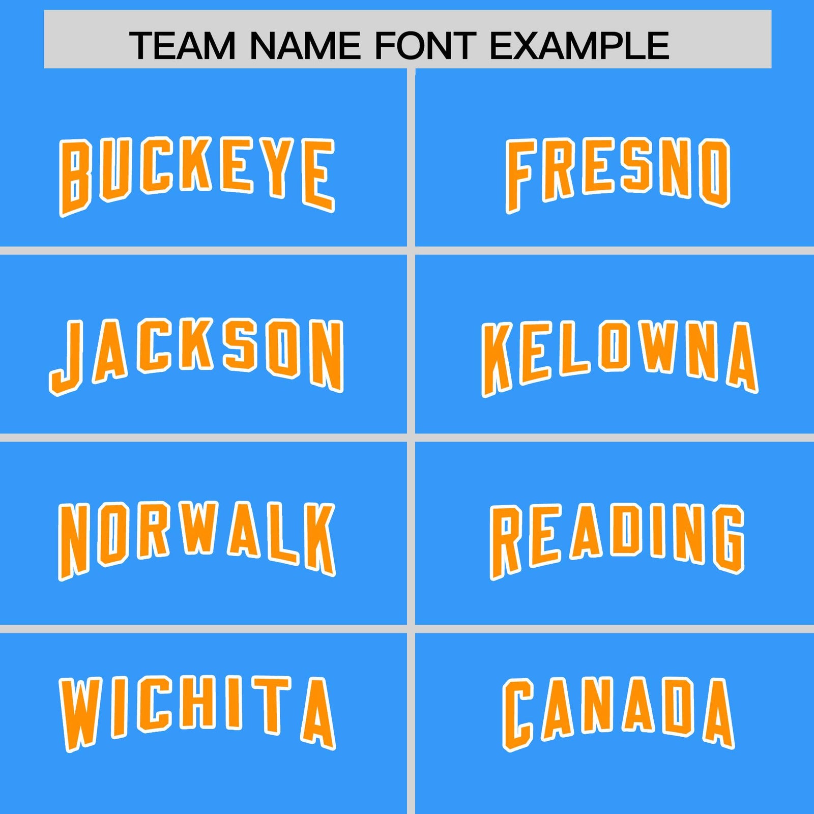 Custom Light Blue Orange and White Side Stripe Pattern Authentic Football Jersey