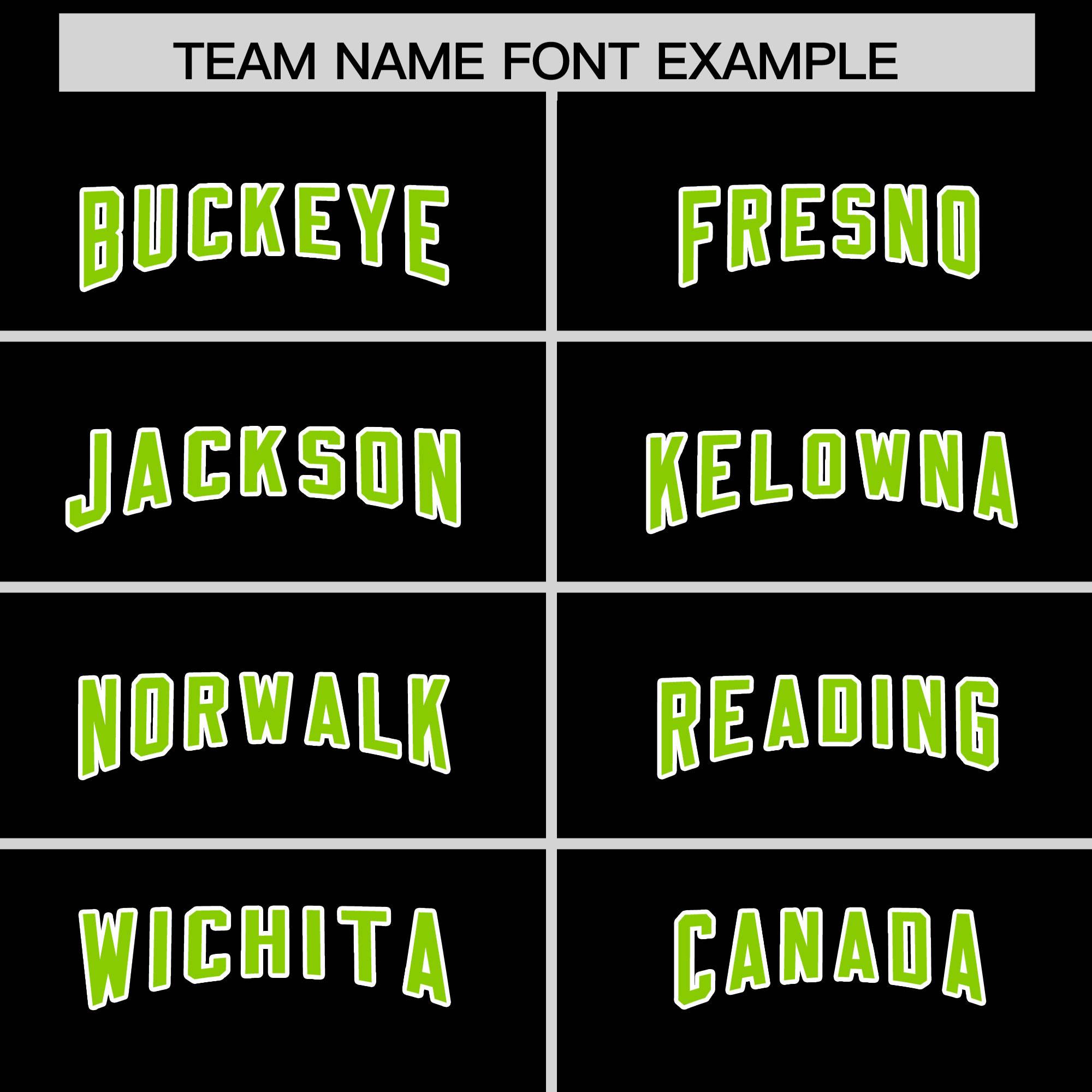 Custom Black Neon Green and White Side Stripe Pattern Authentic Football Jersey