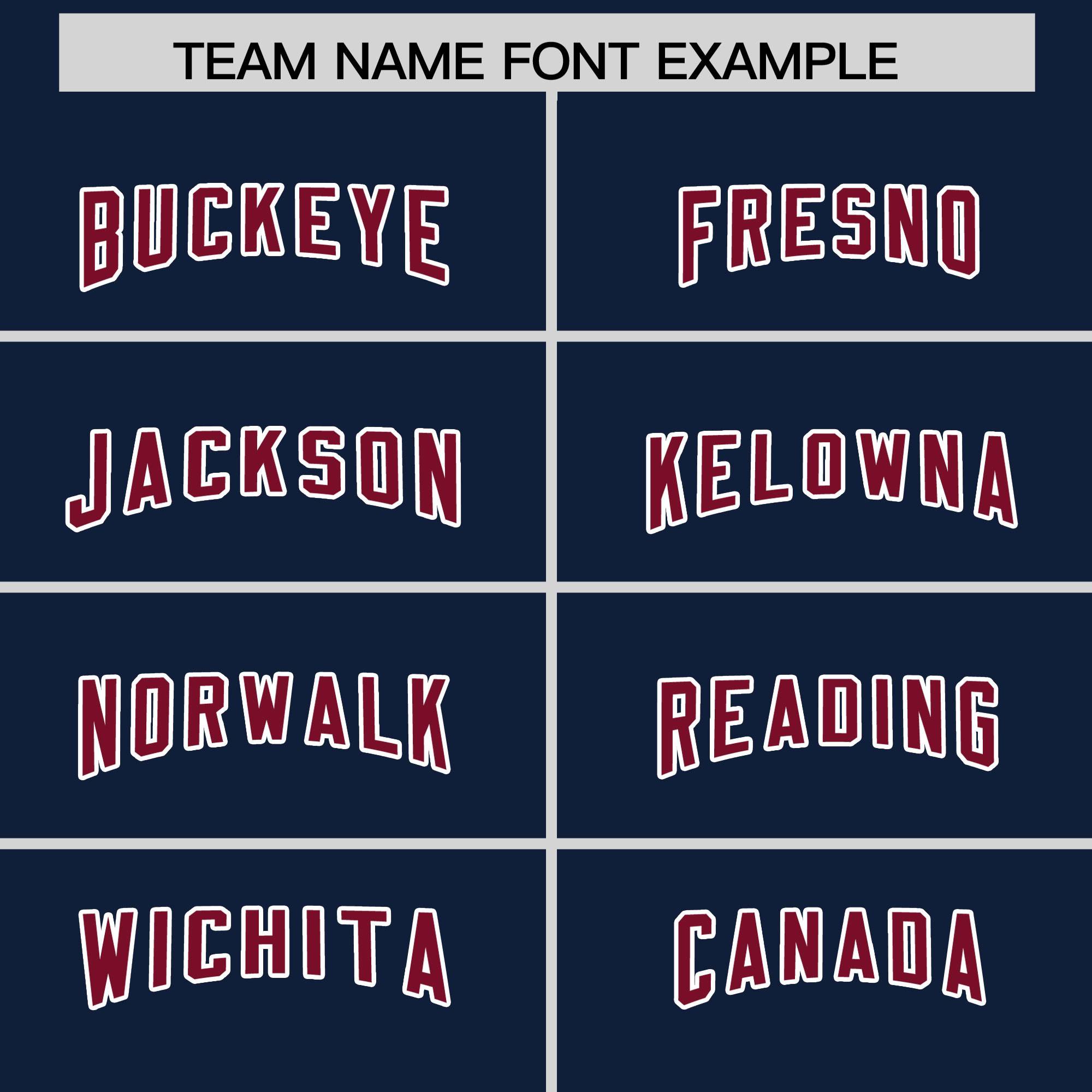 Custom Navy Cardinal and White Side Stripe Pattern Authentic Football Jersey