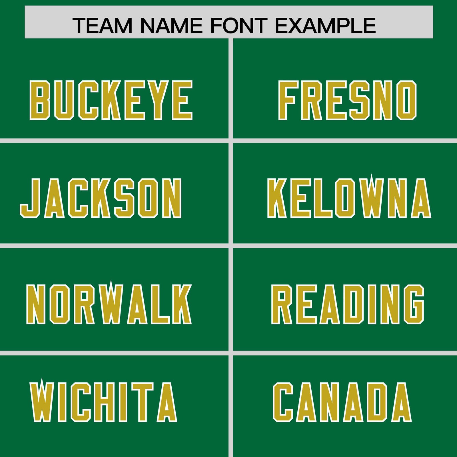 Custom Kelly Green Old Gold and White Side Stripe Pattern Authentic Football Jersey