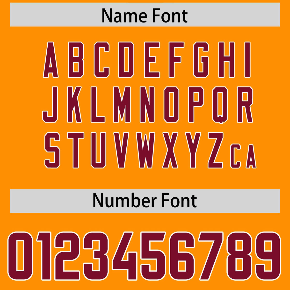 Custom Orange Crimson and White Side Stripe Pattern Authentic Football Jersey