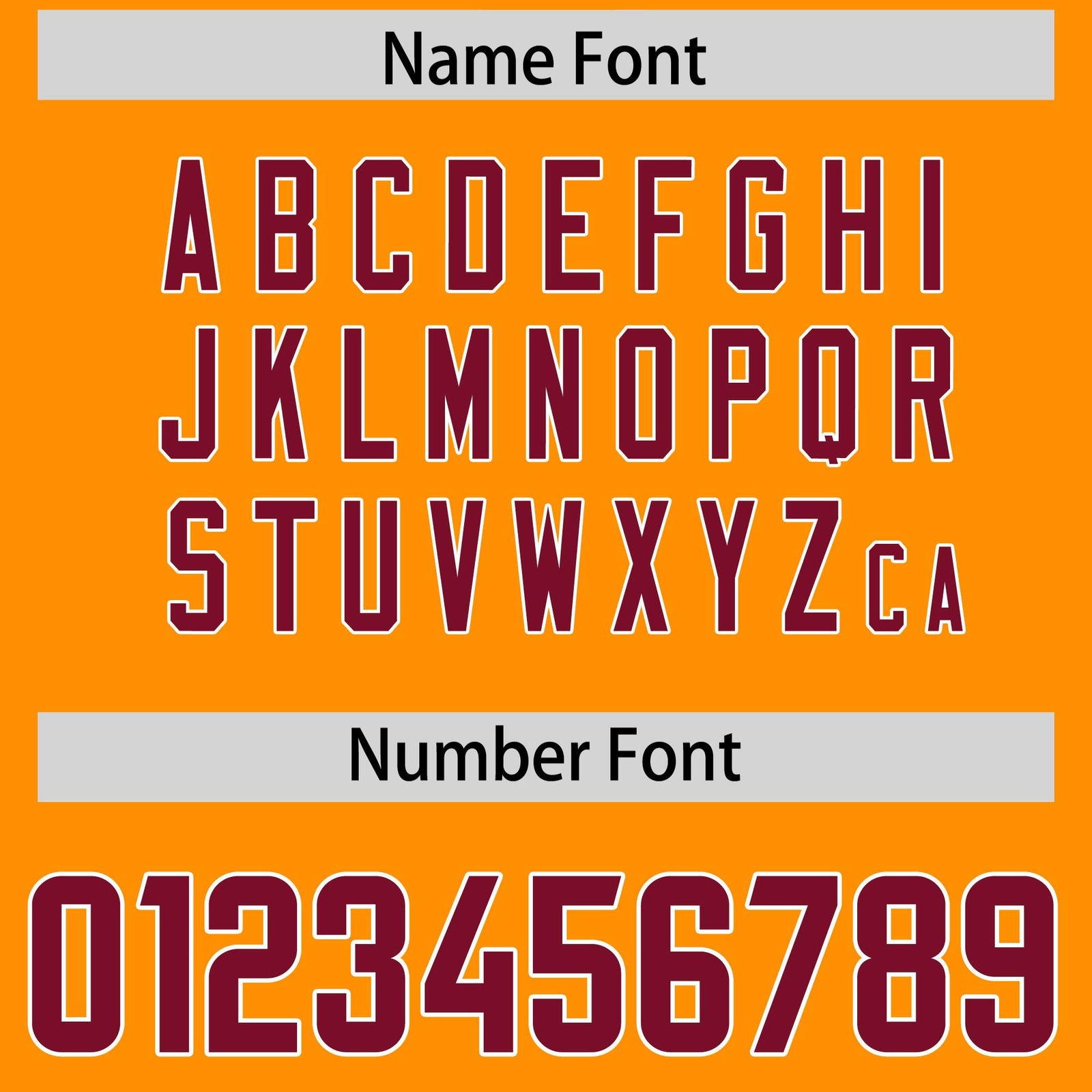 Custom Orange Crimson and White Side Stripe Pattern Authentic Football Jersey