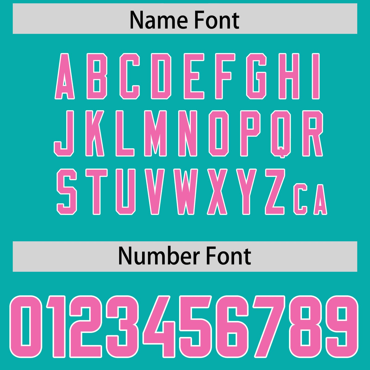 Custom Aqua Pink and White Side Stripe Pattern Authentic Football Jersey