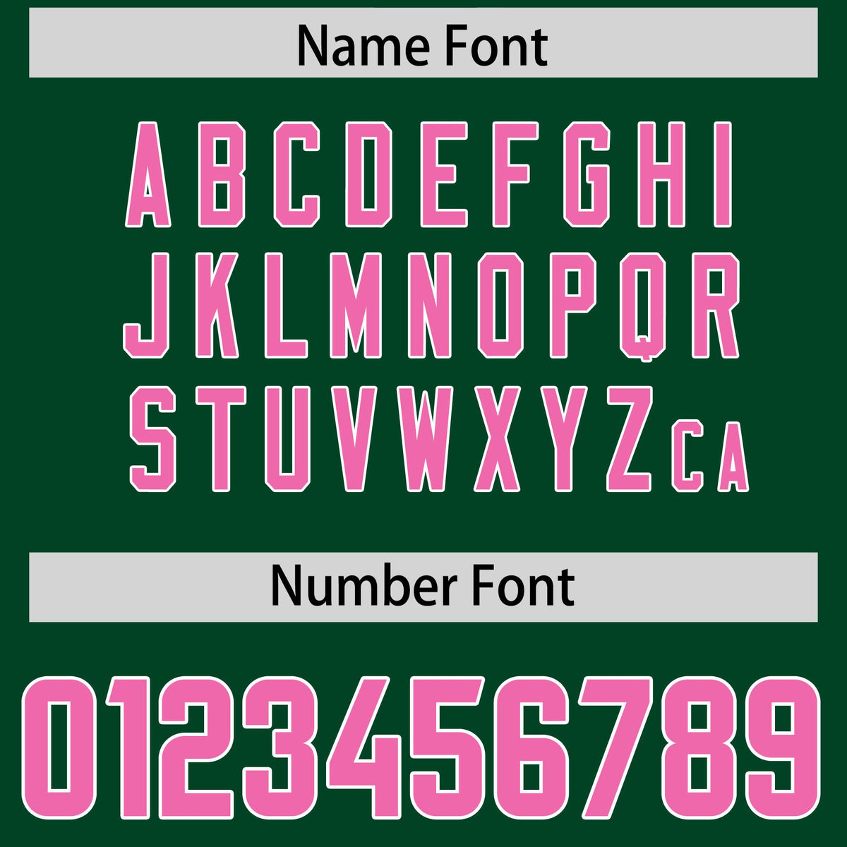 Custom Green Pink and White Side Stripe Pattern Authentic Football Jersey