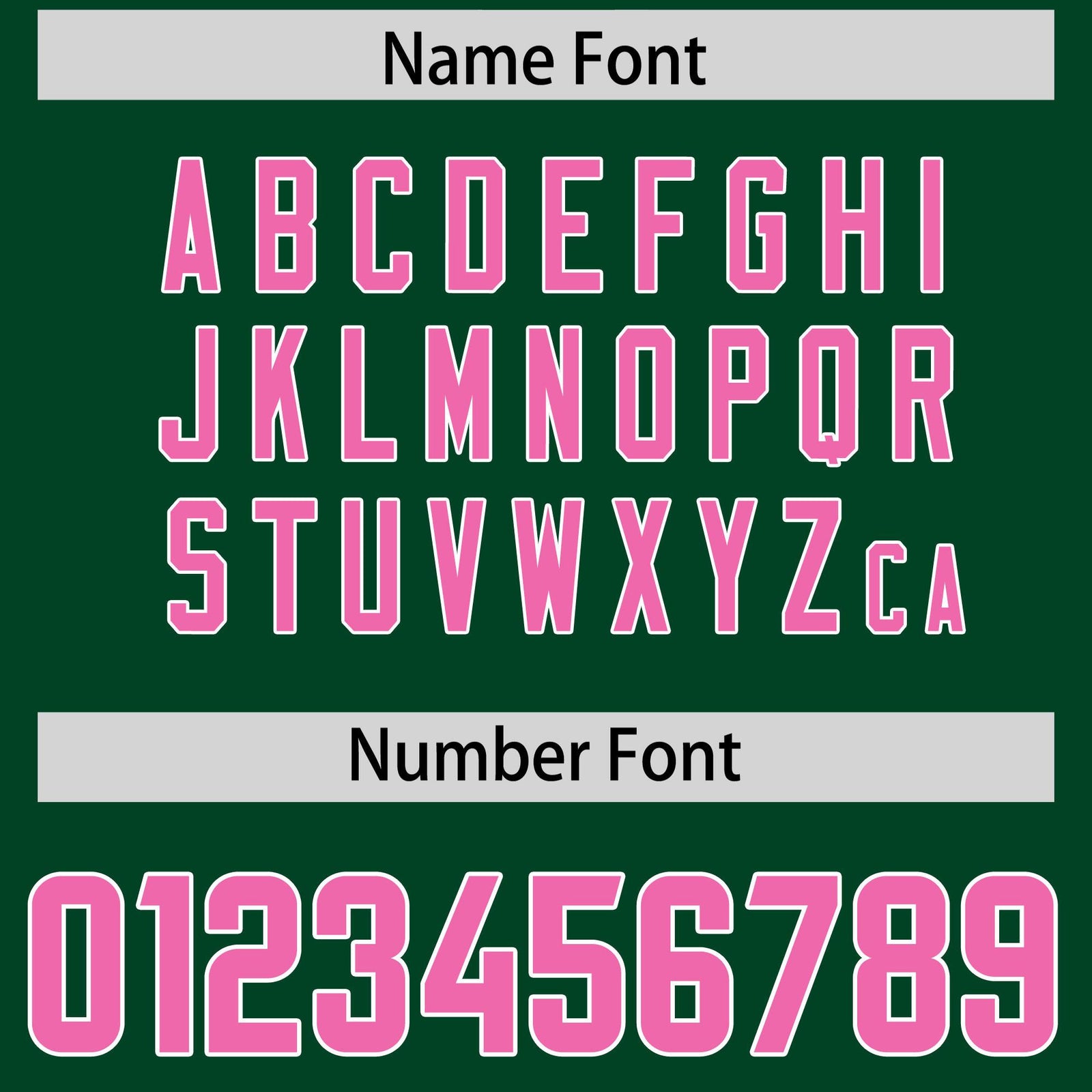 Custom Green Pink and White Side Stripe Pattern Authentic Football Jersey