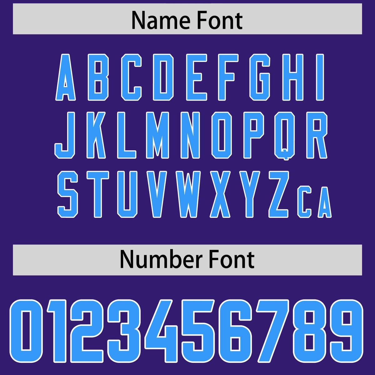 Custom Purple Light Blue and White Side Stripe Pattern Authentic Football Jersey