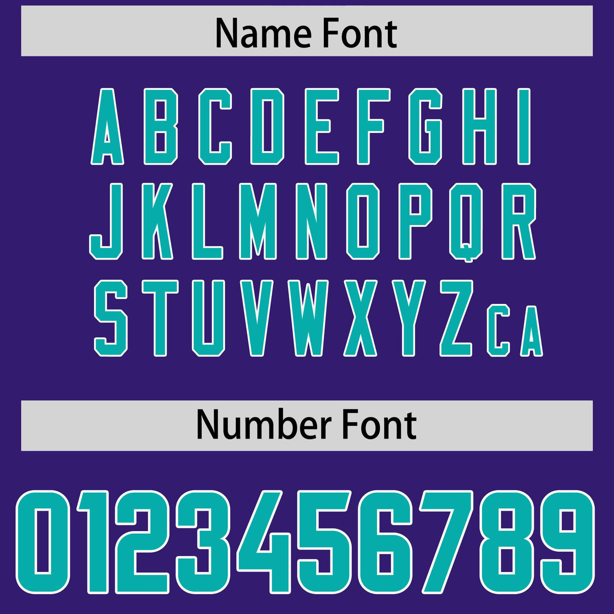 Custom Purple Aqua and White Side Stripe Pattern Authentic Football Jersey