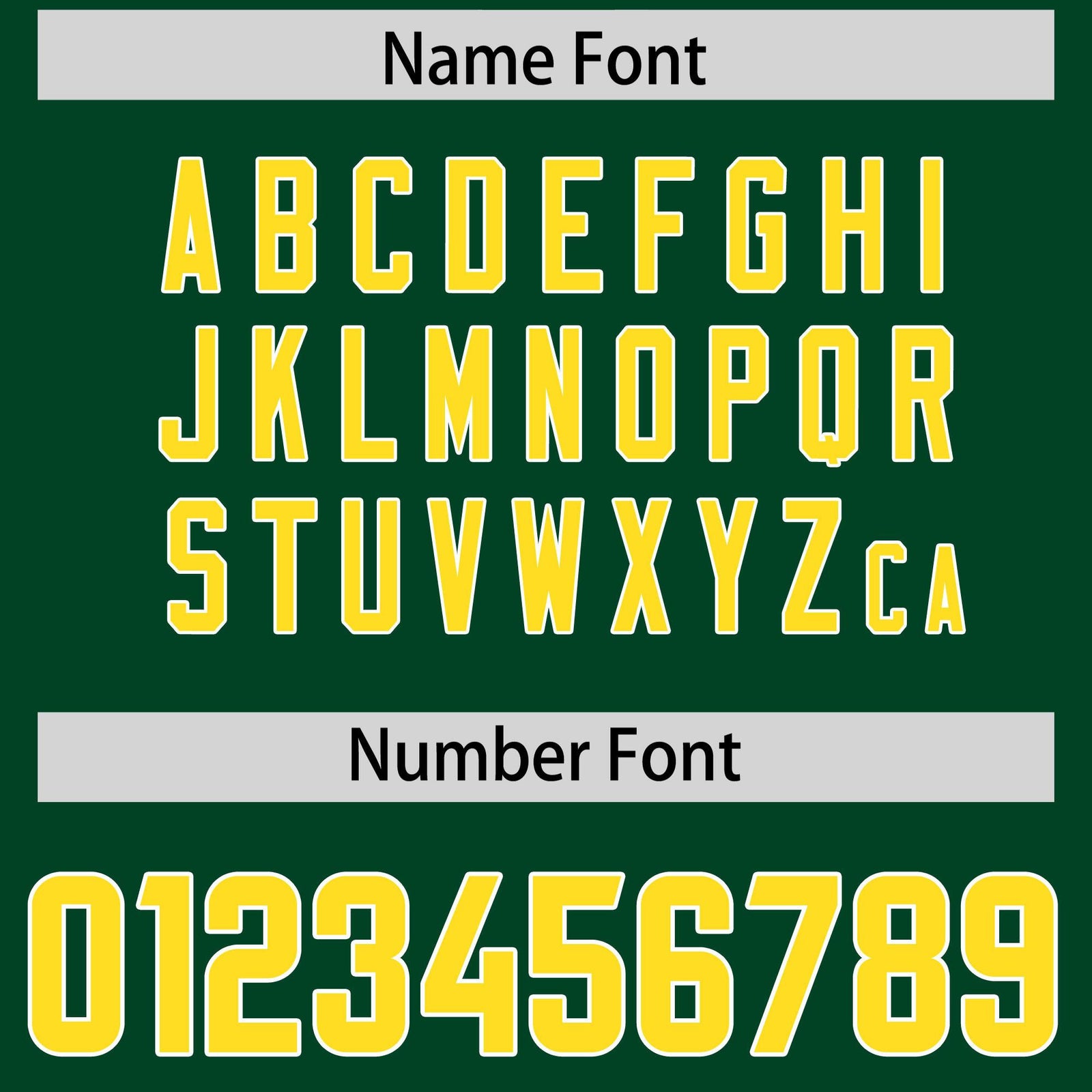 Custom Green Gold and White Side Stripe Pattern Authentic Football Jersey