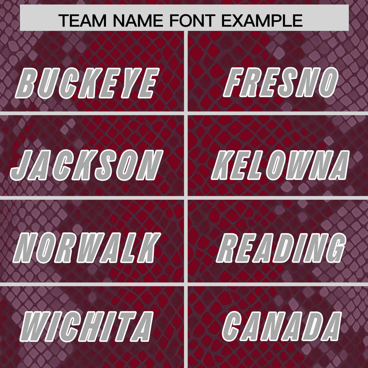 Custom Crimson Personalized Snakeskin Graffiti Pattern Authentic Football Jersey