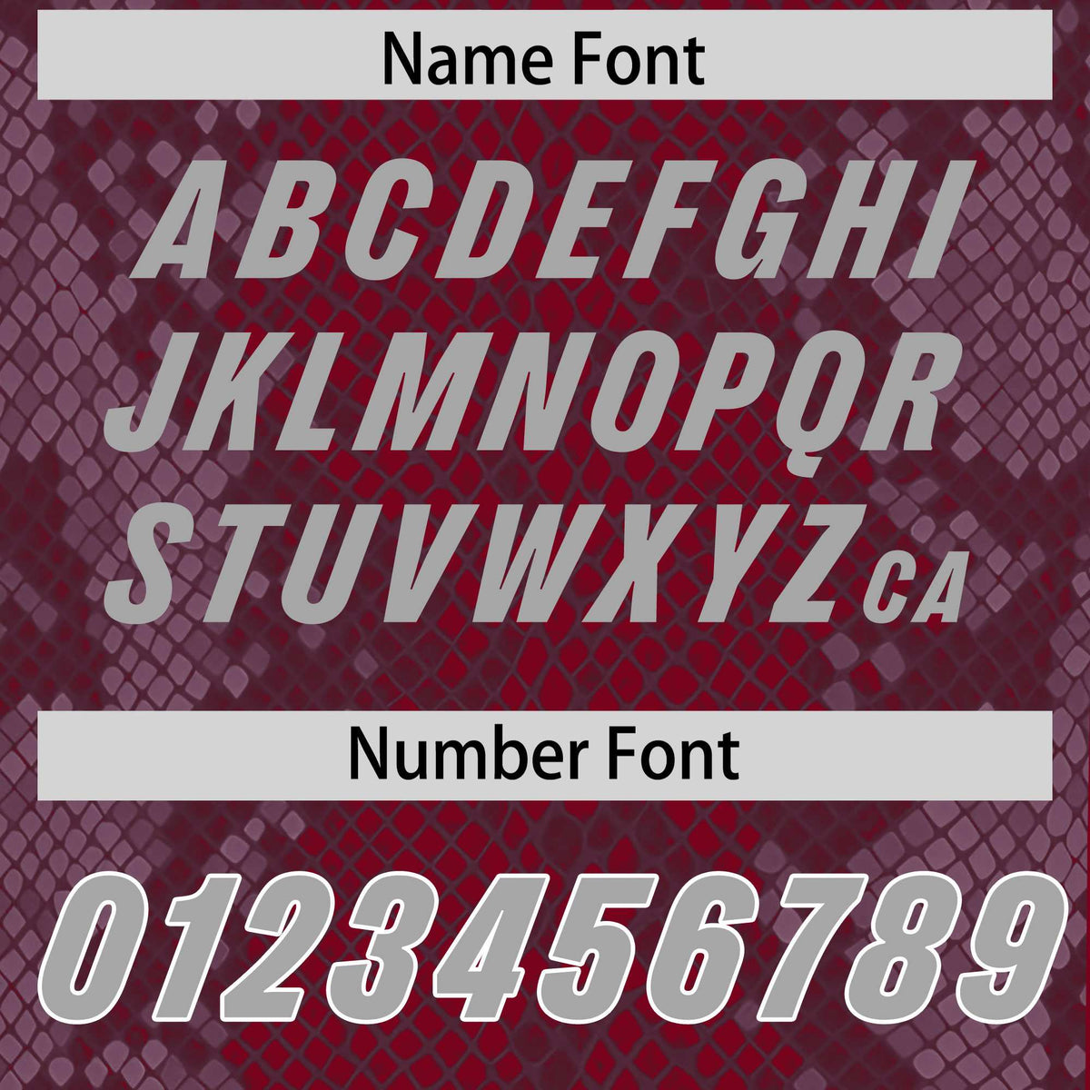 Custom Crimson Personalized Snakeskin Graffiti Pattern Authentic Football Jersey