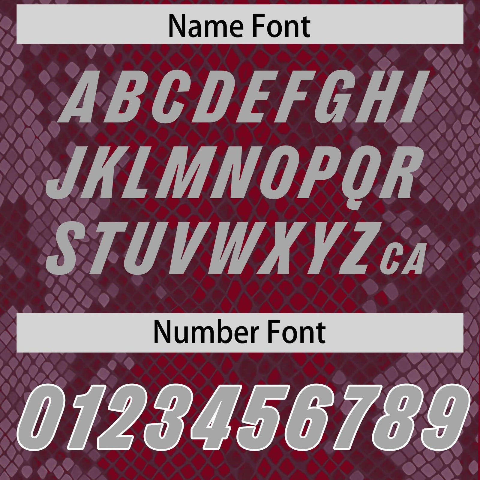 Custom Crimson Personalized Snakeskin Graffiti Pattern Authentic Football Jersey