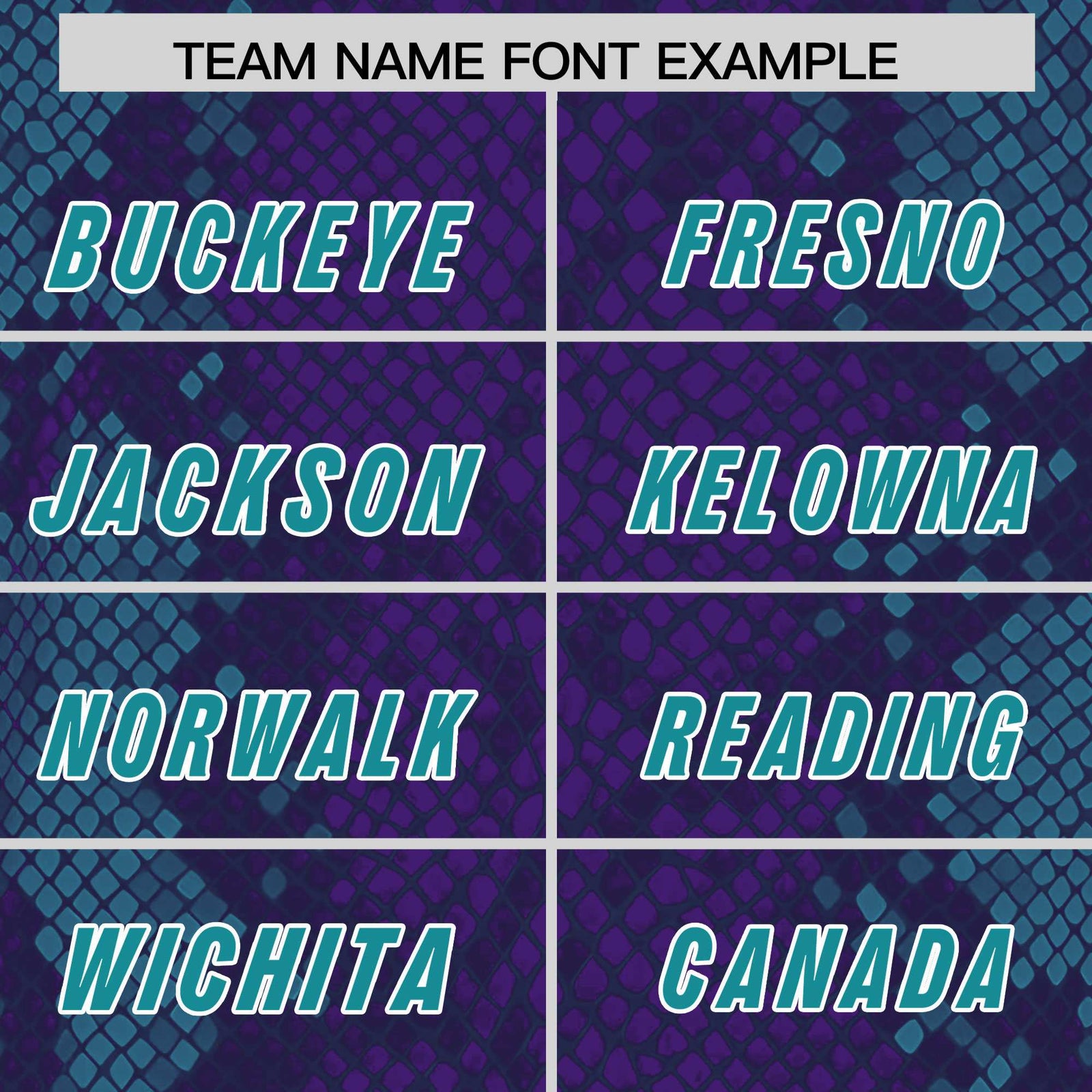 Custom Purple Personalized Snakeskin Graffiti Pattern Authentic Football Jersey