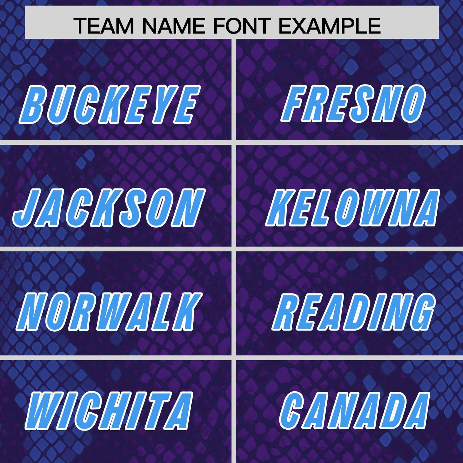 Custom Purple Personalized Snakeskin Graffiti Pattern Authentic Football Jersey