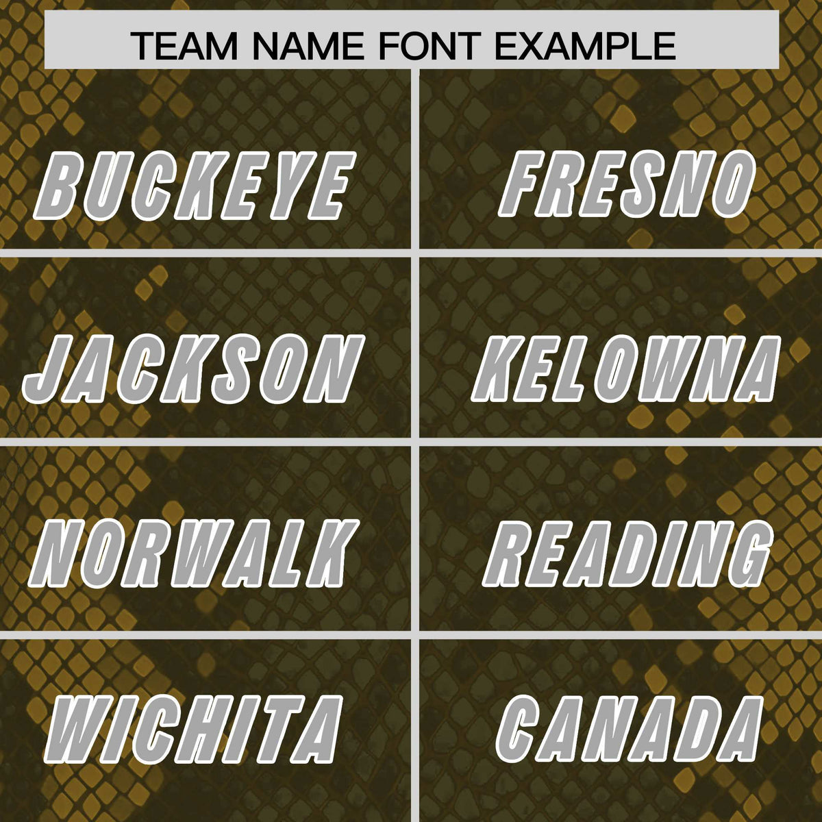 Custom Olive Personalized Snakeskin Graffiti Pattern Authentic Football Jersey