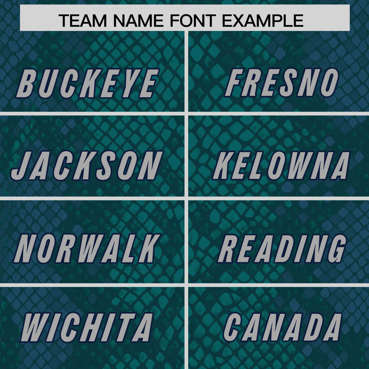 Custom Aqua Personalized Snakeskin Graffiti Pattern Authentic Football Jersey