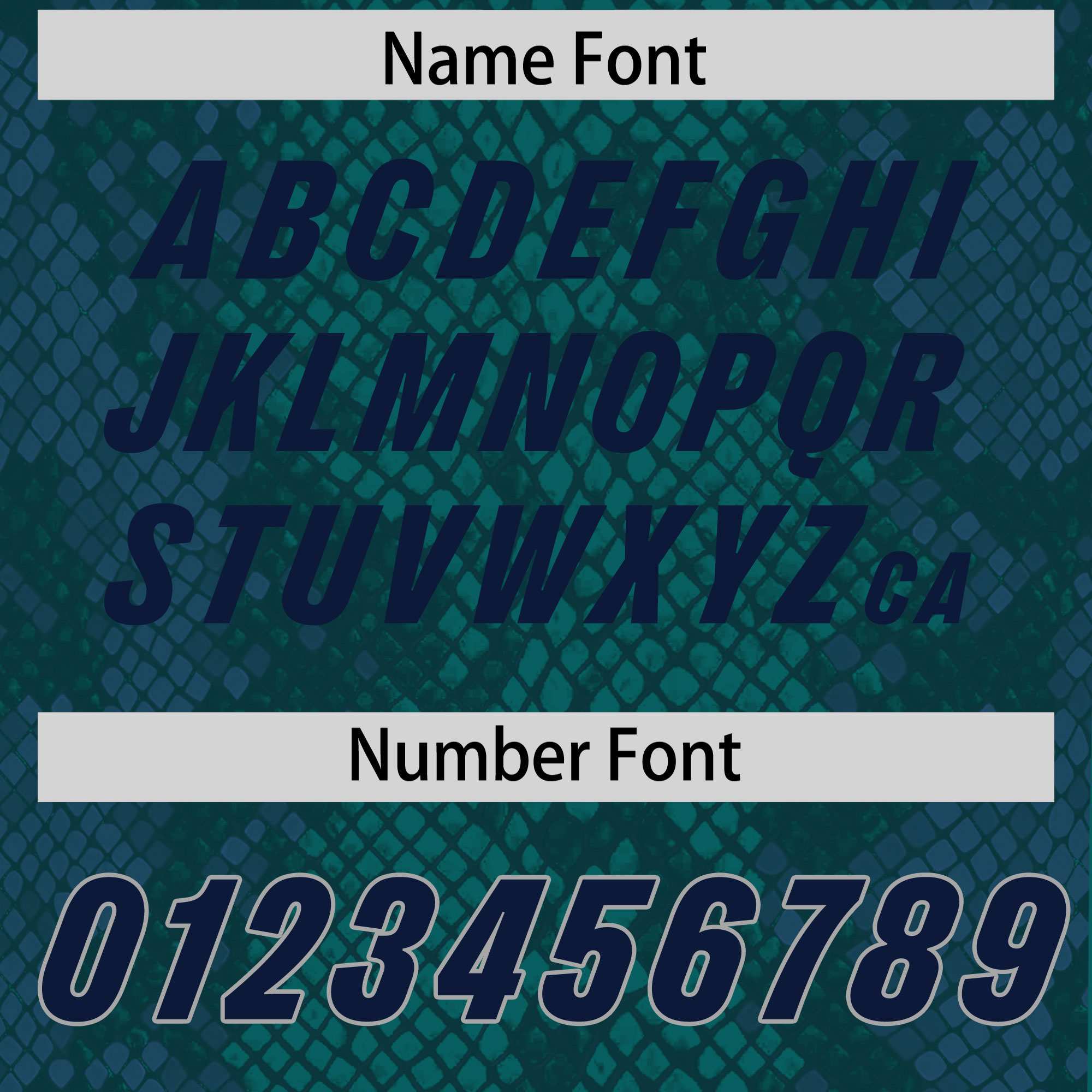 Custom Aqua Personalized Snakeskin Graffiti Pattern Authentic Football Jersey